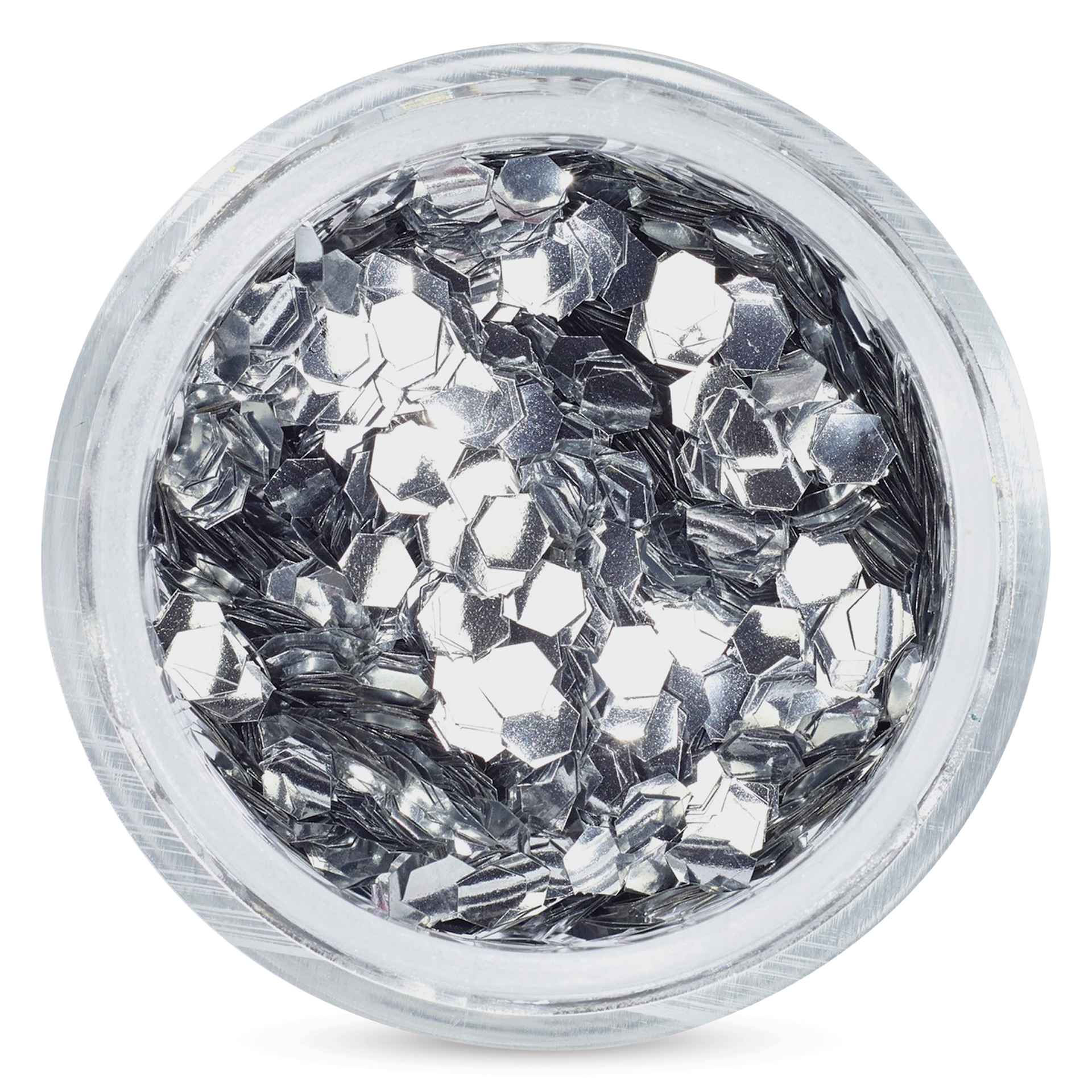 Snazaroo Face & Body Bio Glitter - Silver, Chunky, 3 g