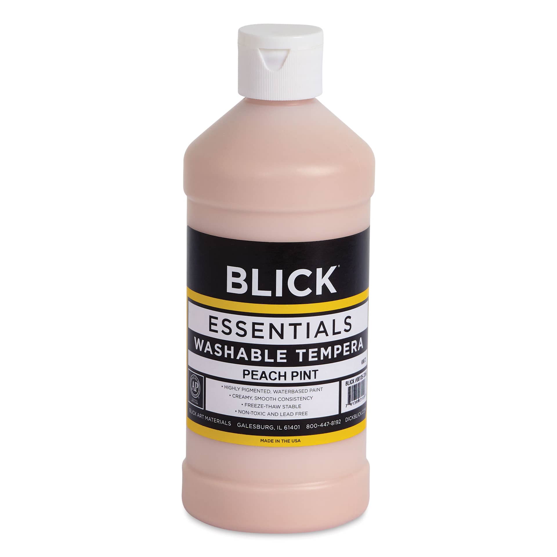 Blick Washable Tempera Paint - Peach, 16 oz