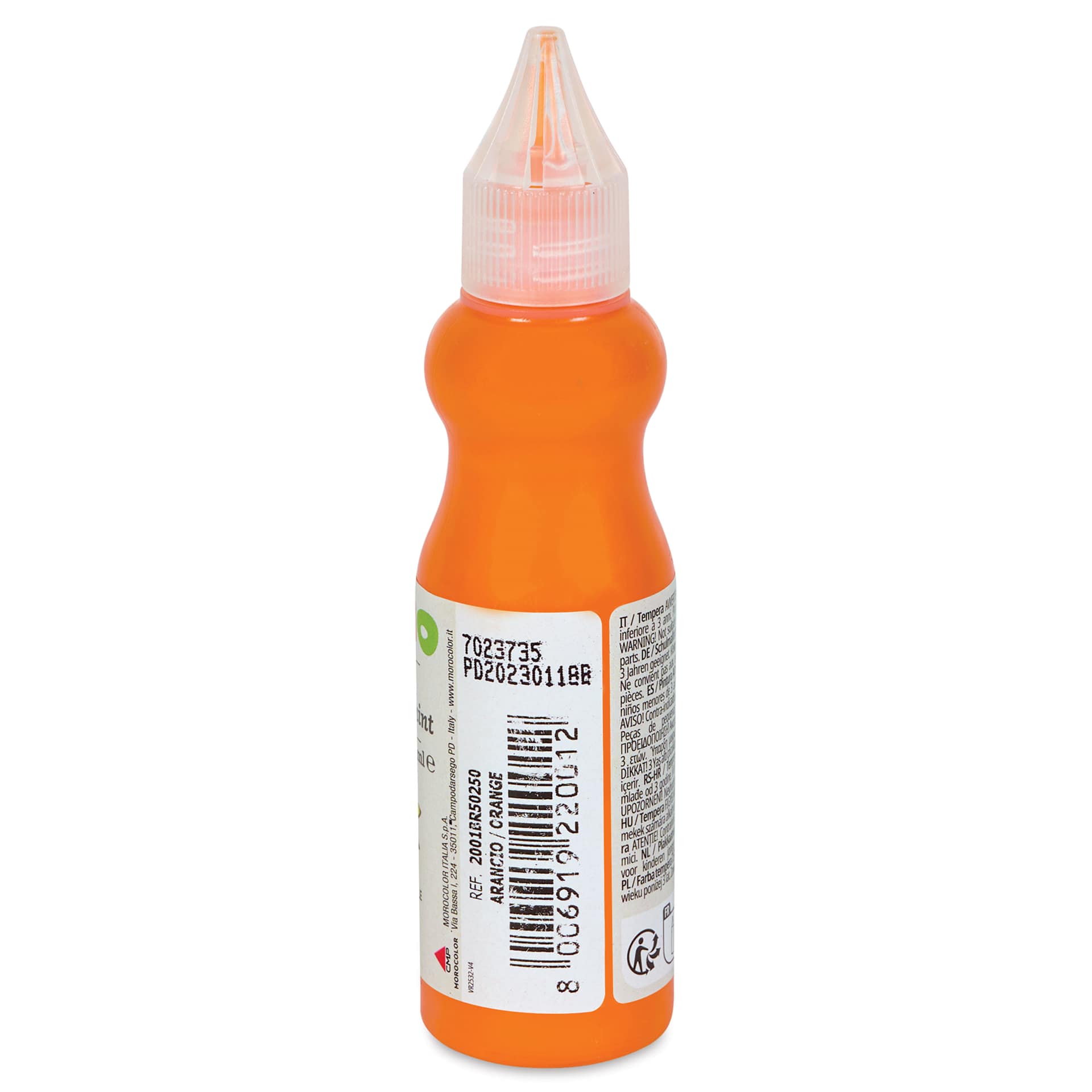 Primo Tempera Paint - Orange, 50 ml back