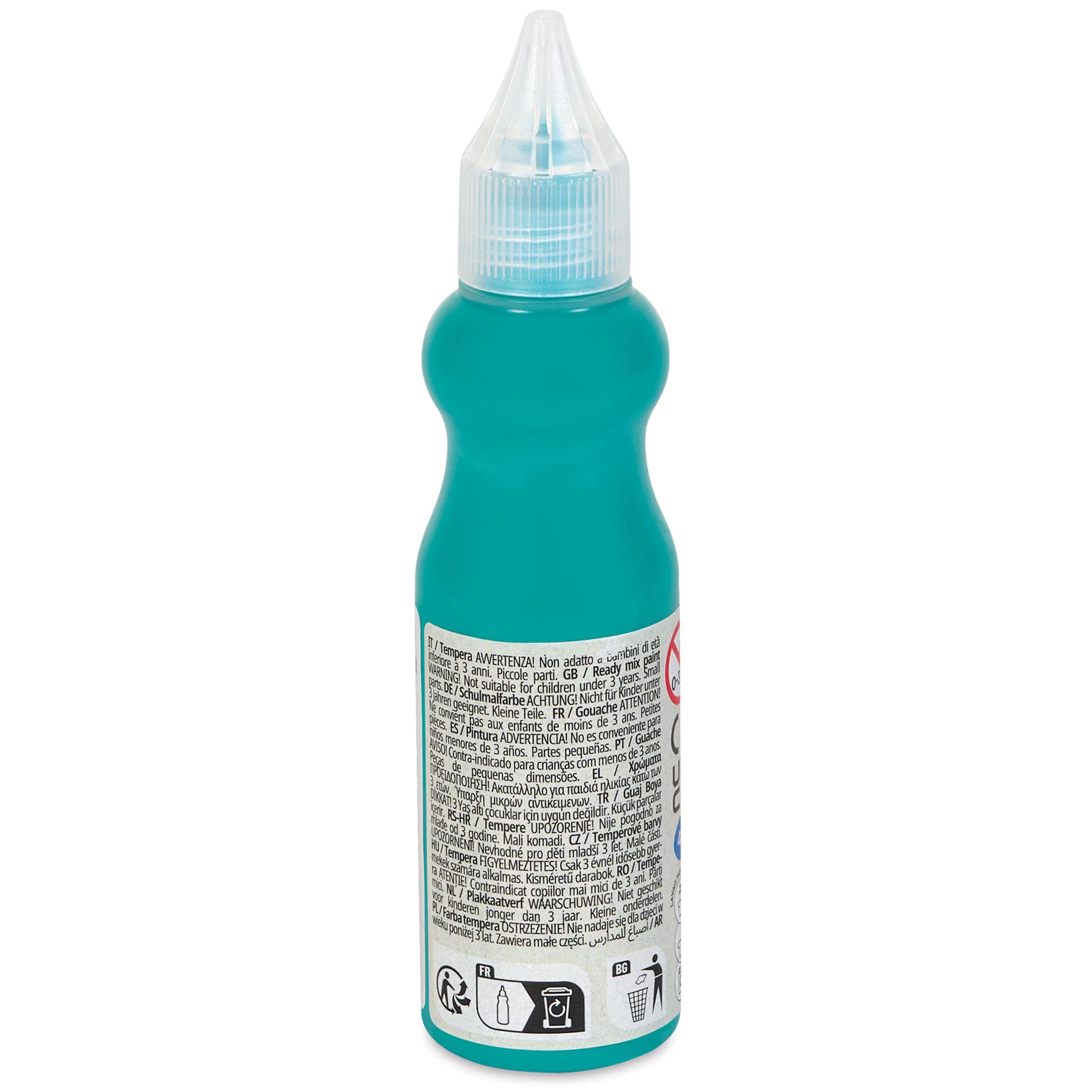 Primo Tempera Paint - Turquoise, 50 ml side