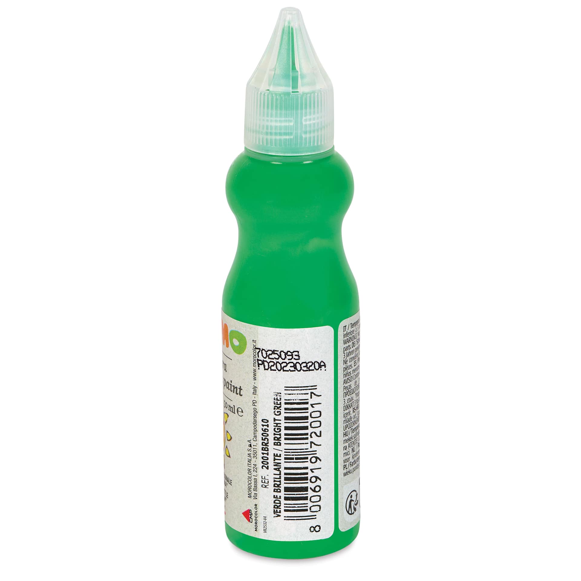 Primo Tempera Paint - Bright Green, 50 ml back