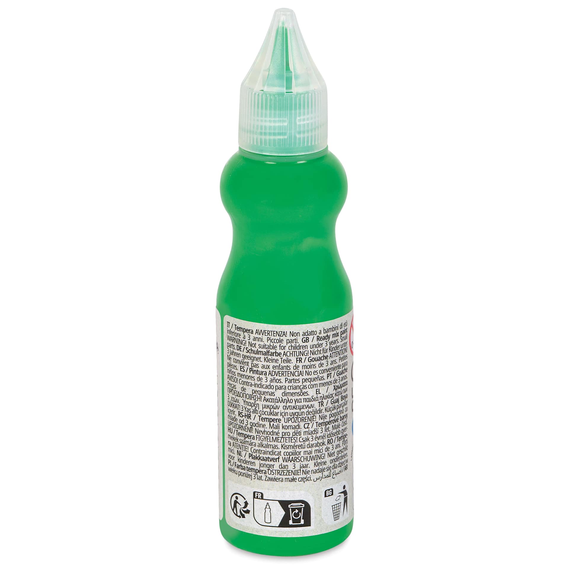 Primo Tempera Paint - Bright Green, 50 ml side