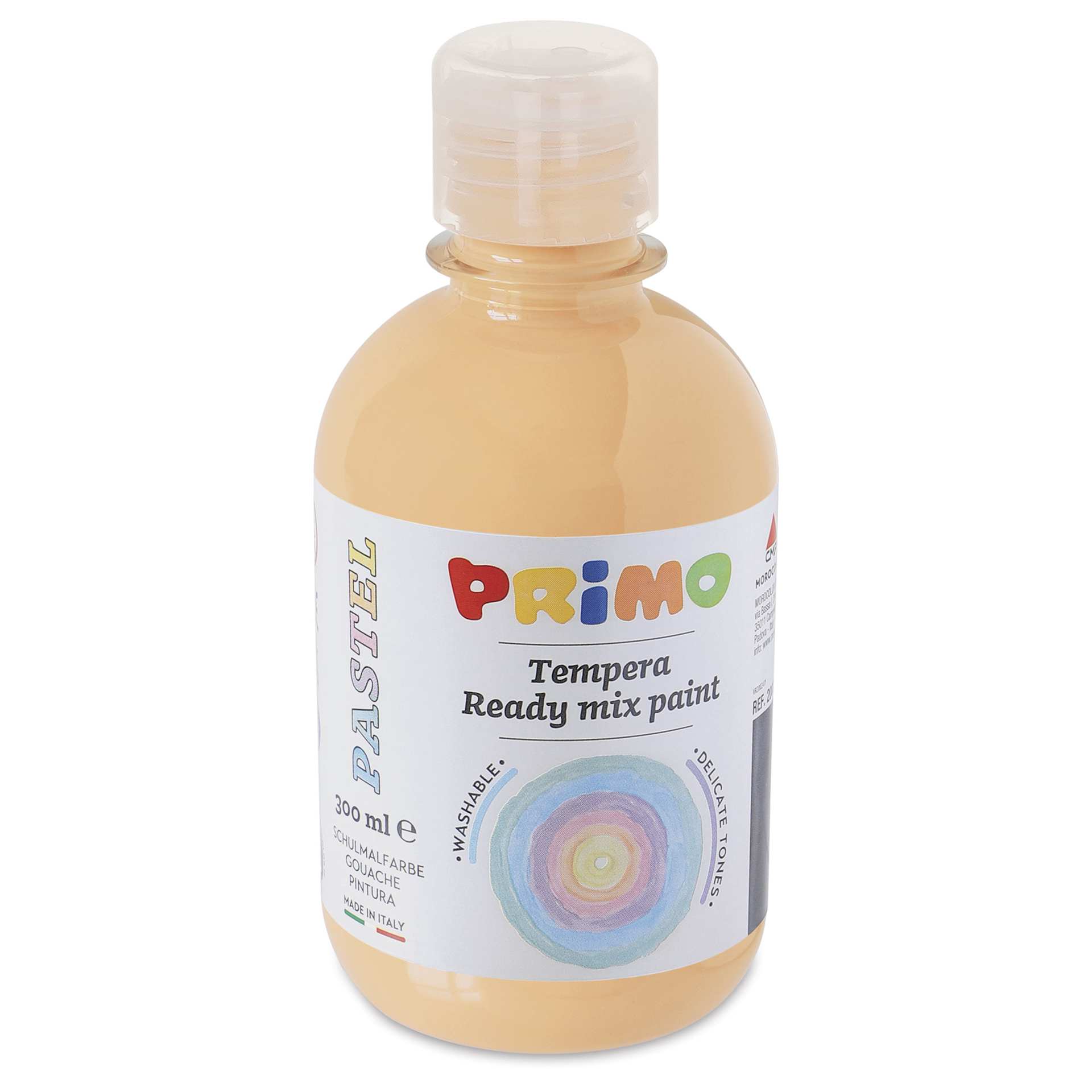 Primo Premium Tempera Paint - Pastel Orange, 300 ml
