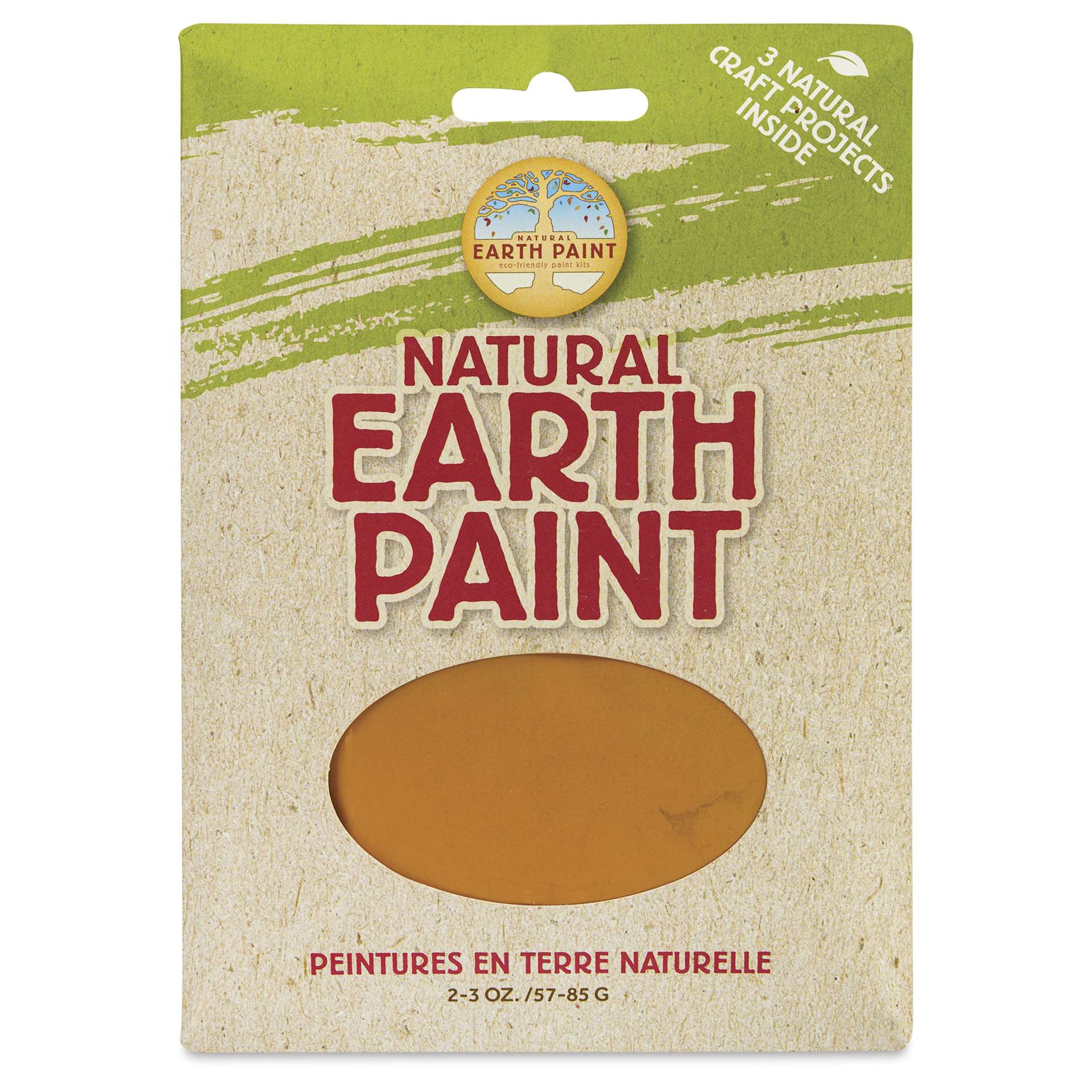 Natural Earth Paint Tempera Paint Powder - Orange (Orange Ochre), 3 oz