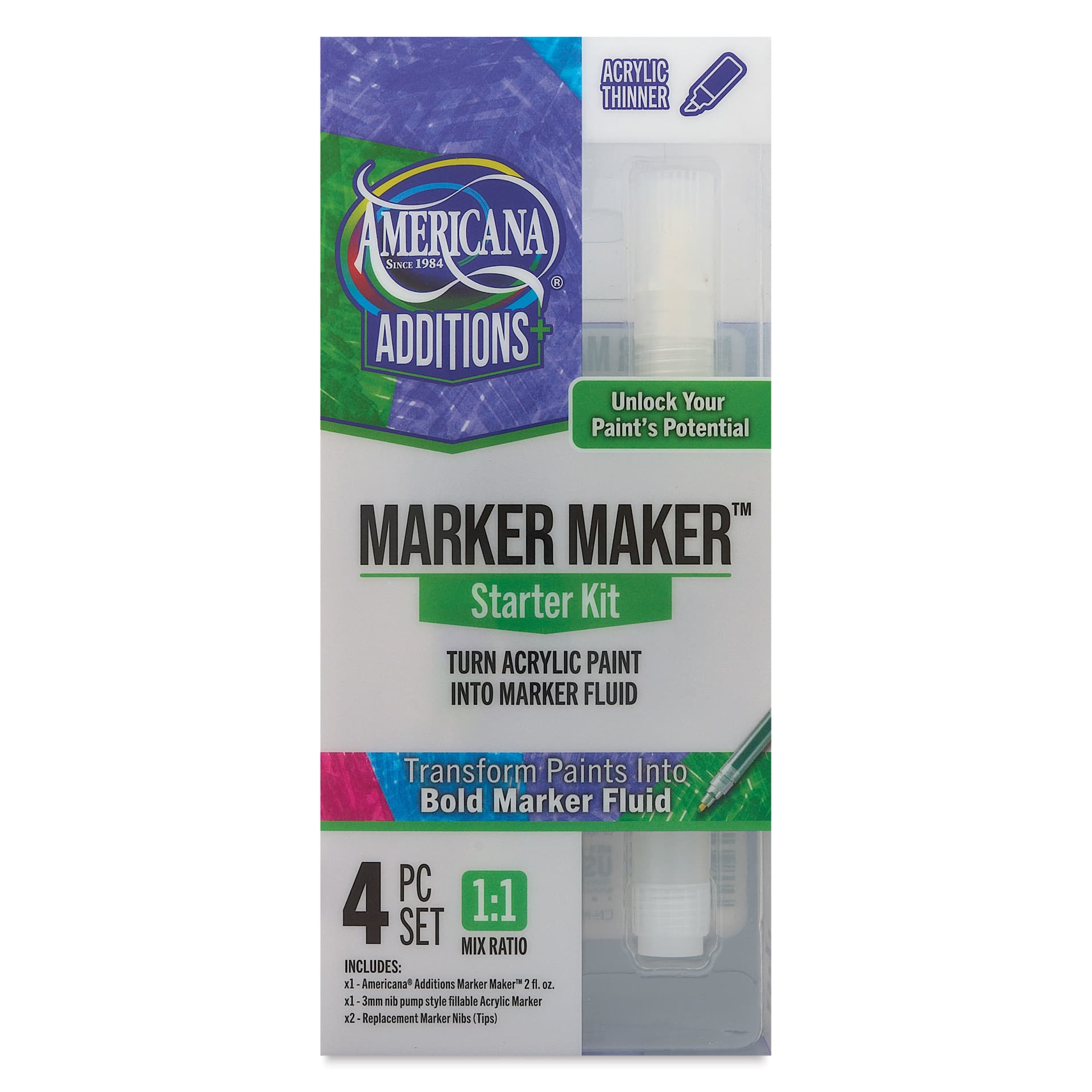 DecoArt Americana Additions Marker Maker Medium - Starter Kit