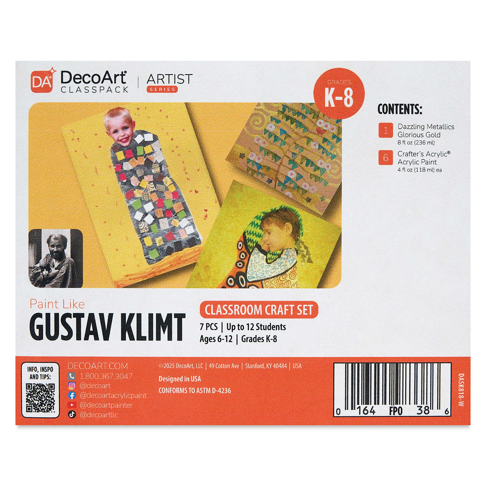 DecoArt Paint Like Klimt Class Pack
