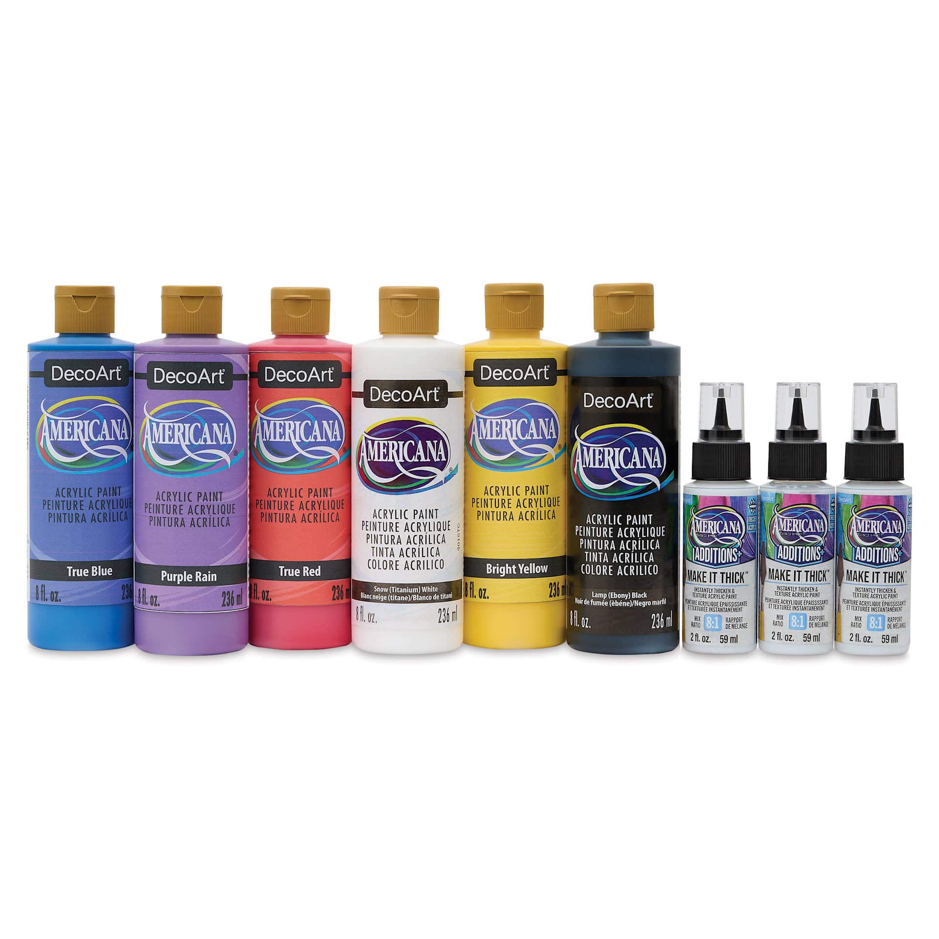 Included paints in DecoArt Paint Like Van Gogh Class Pack