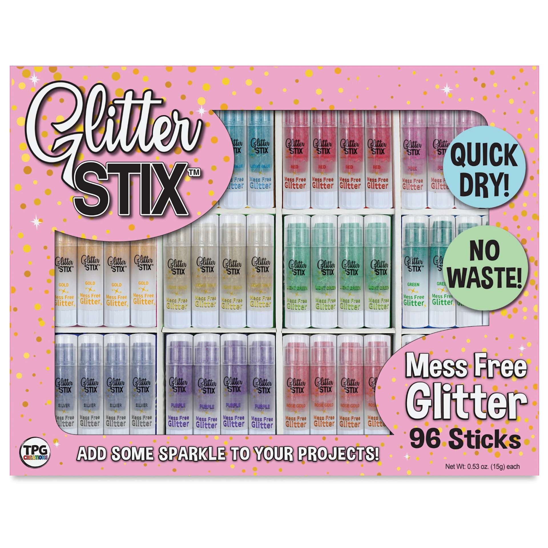 Kwik Stix Glitter Stix - Set of 96