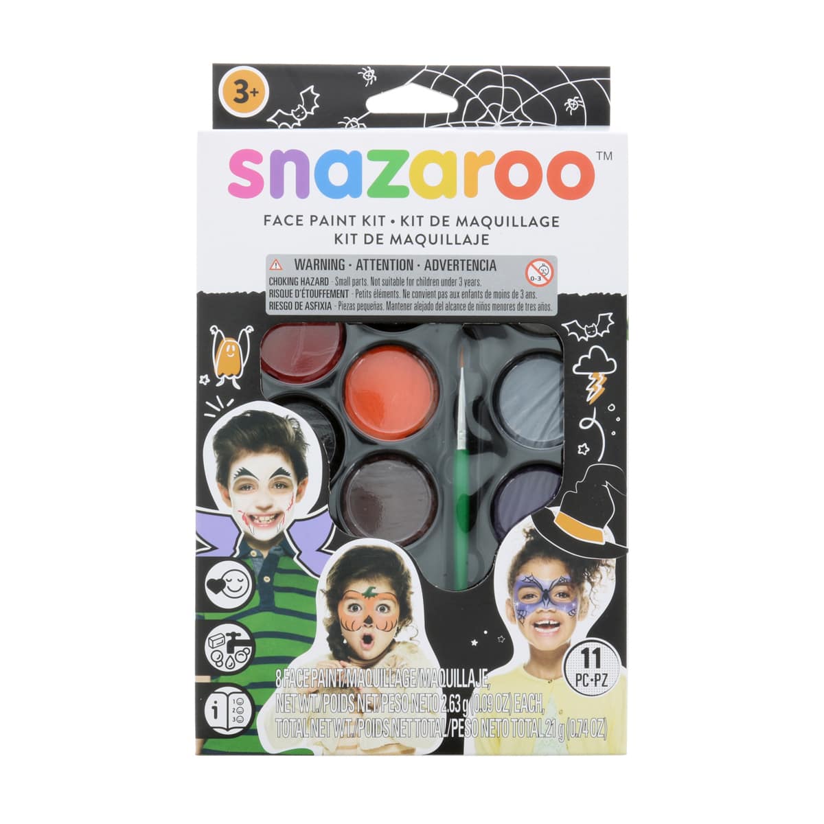 Halloween Face Paint Kit Makes 50 Faces