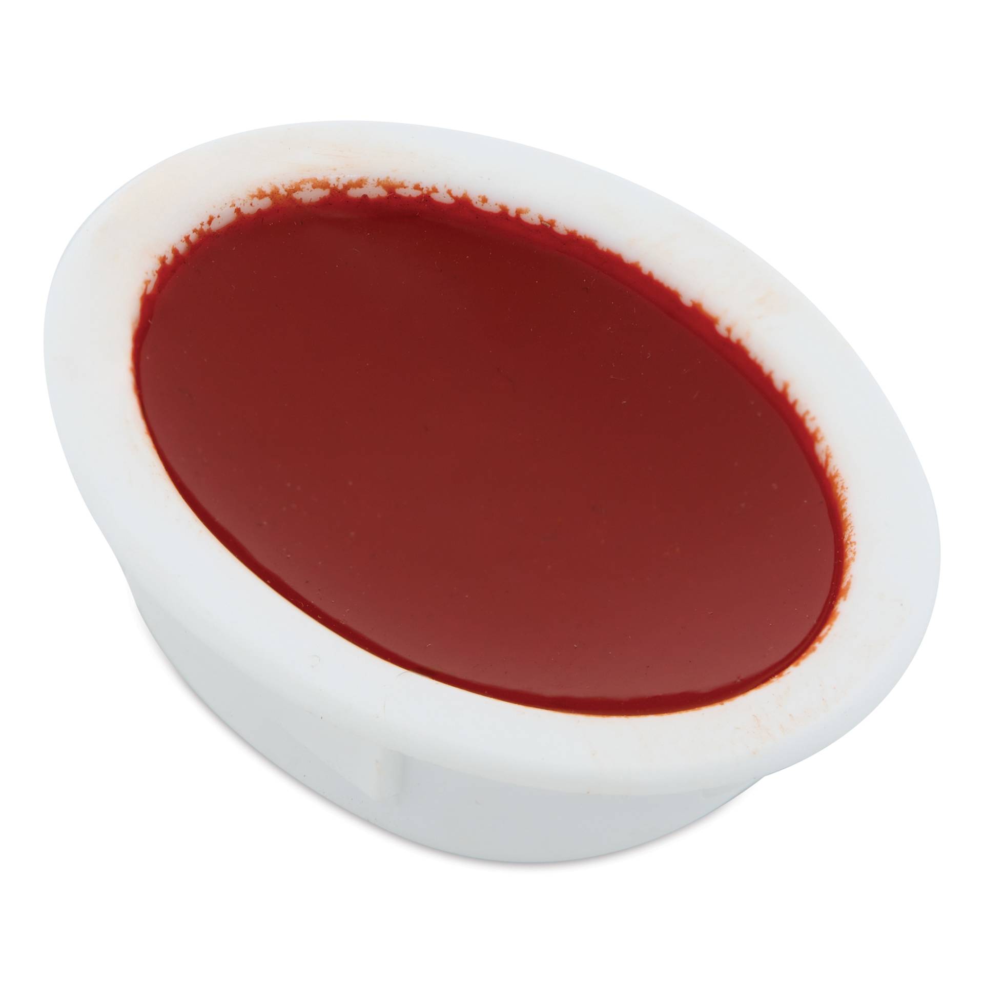 Close up of Prang Oval Watercolor Refill in Orange