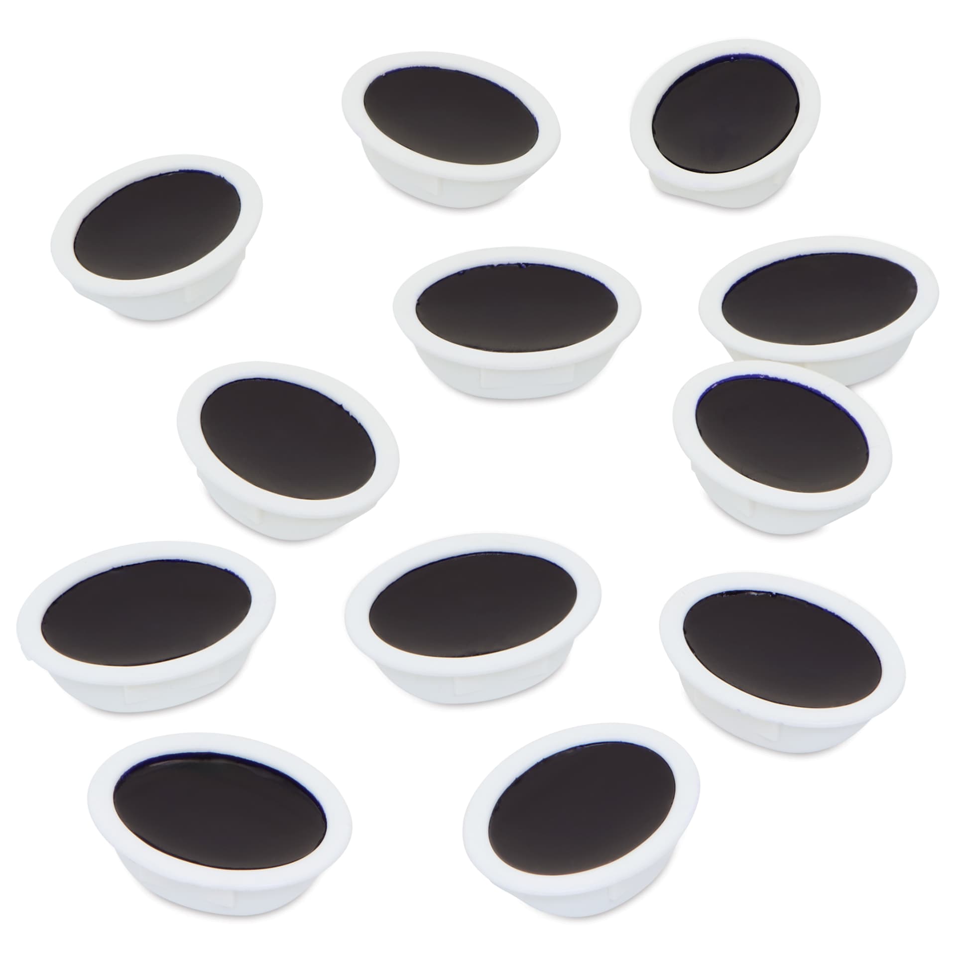 Prang Watercolor Refills - Oval, pkg of 12 Violet, Half Pans