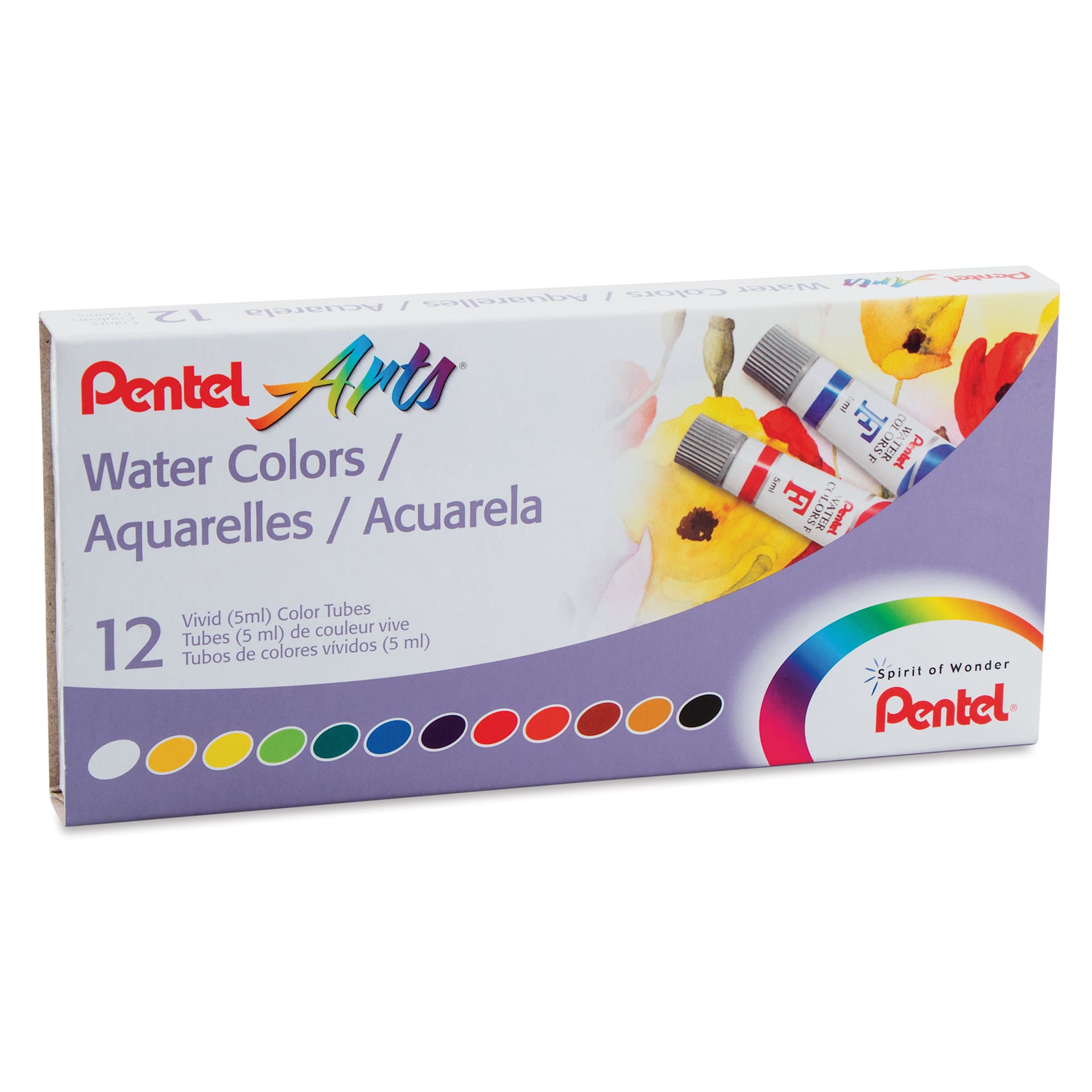 Pentel Water Color Set front of package
