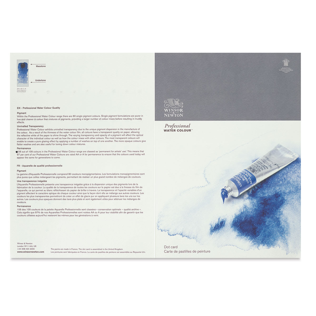 Winsor & Newton Professional Watercolor - Dot Card cover