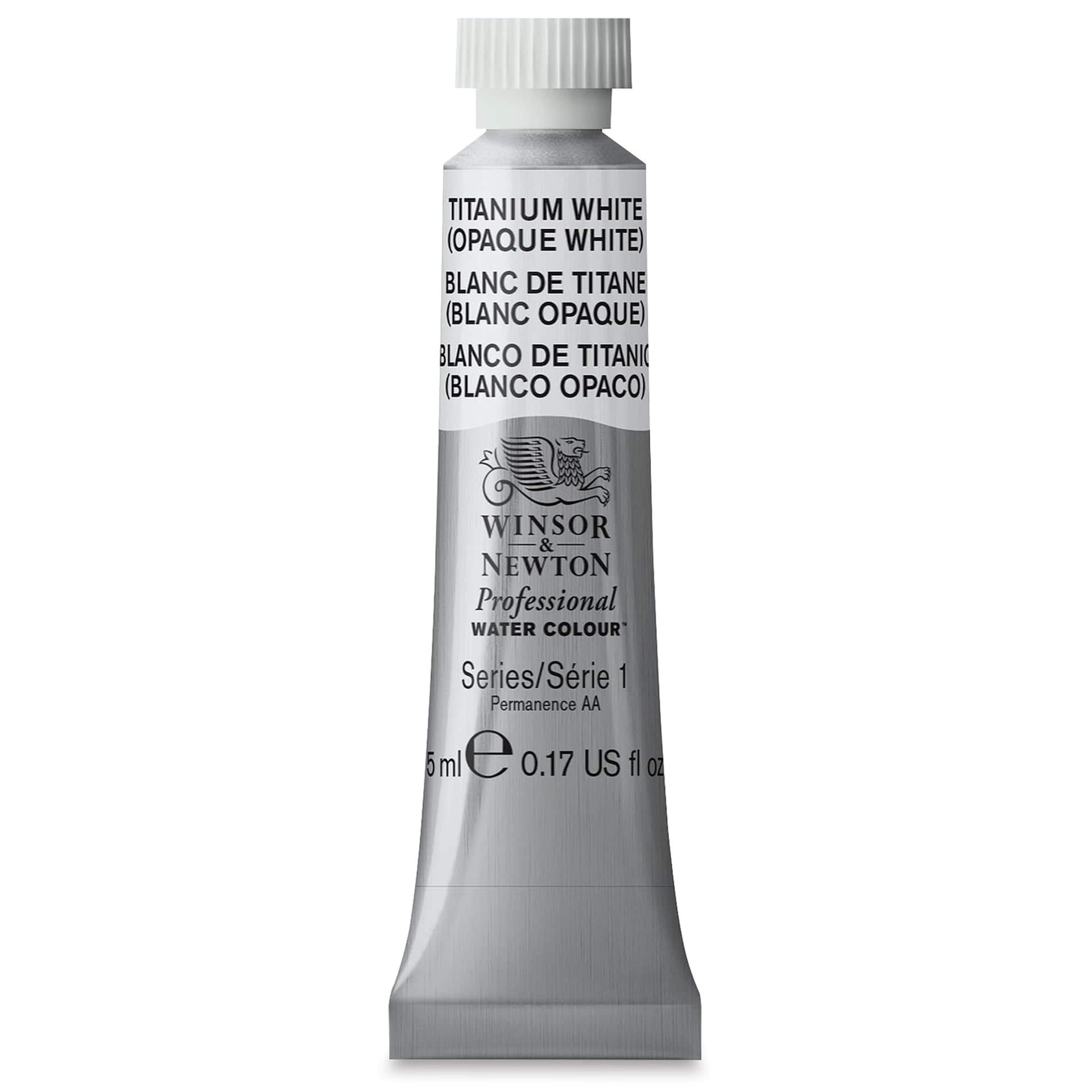 Winsor & Newton Professional Watercolor - Titanium White, 5 ml tube