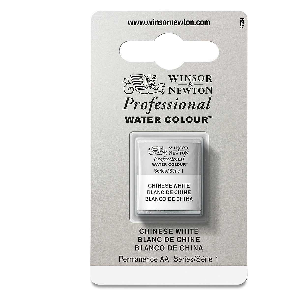 Winsor & Newton Professional Watercolor - Chinese White, Half Pan
