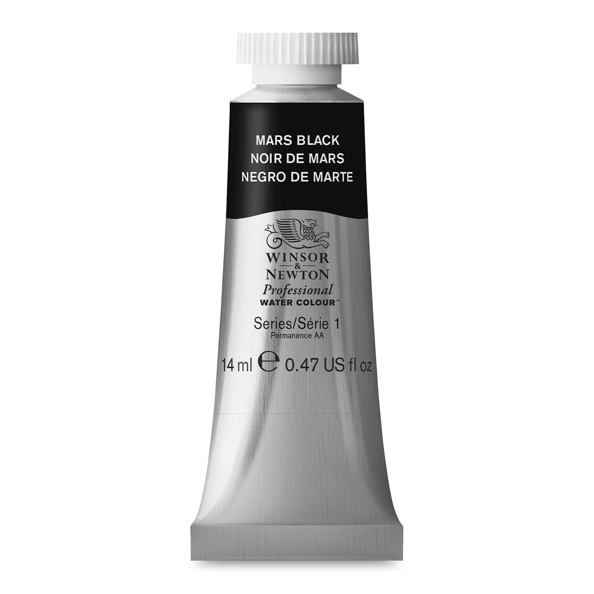 Winsor & Newton Professional Watercolor - Mars Black, 14 ml Tube
