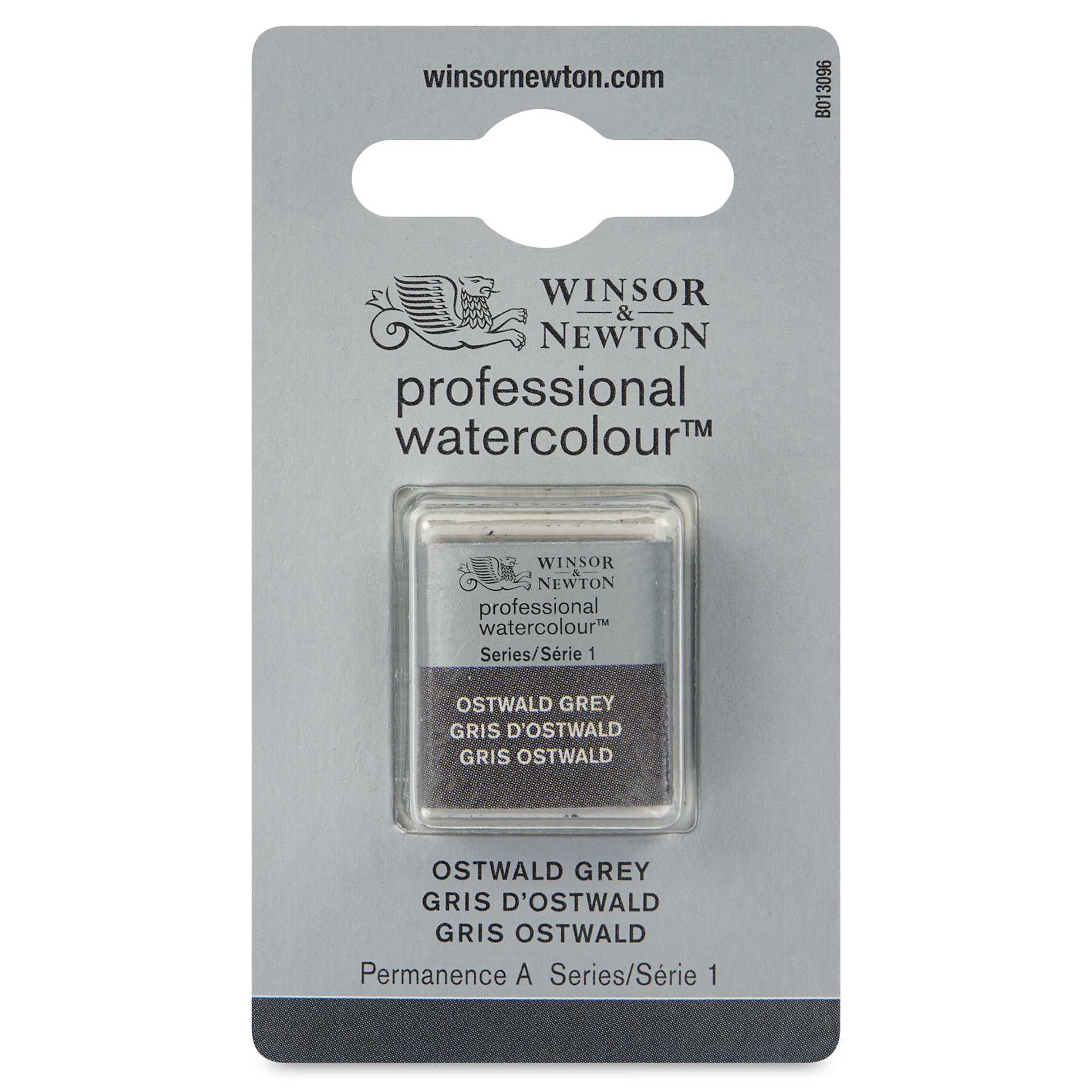 Winsor & Newton Professional Watercolor - Ostwald Gray, Half Pan