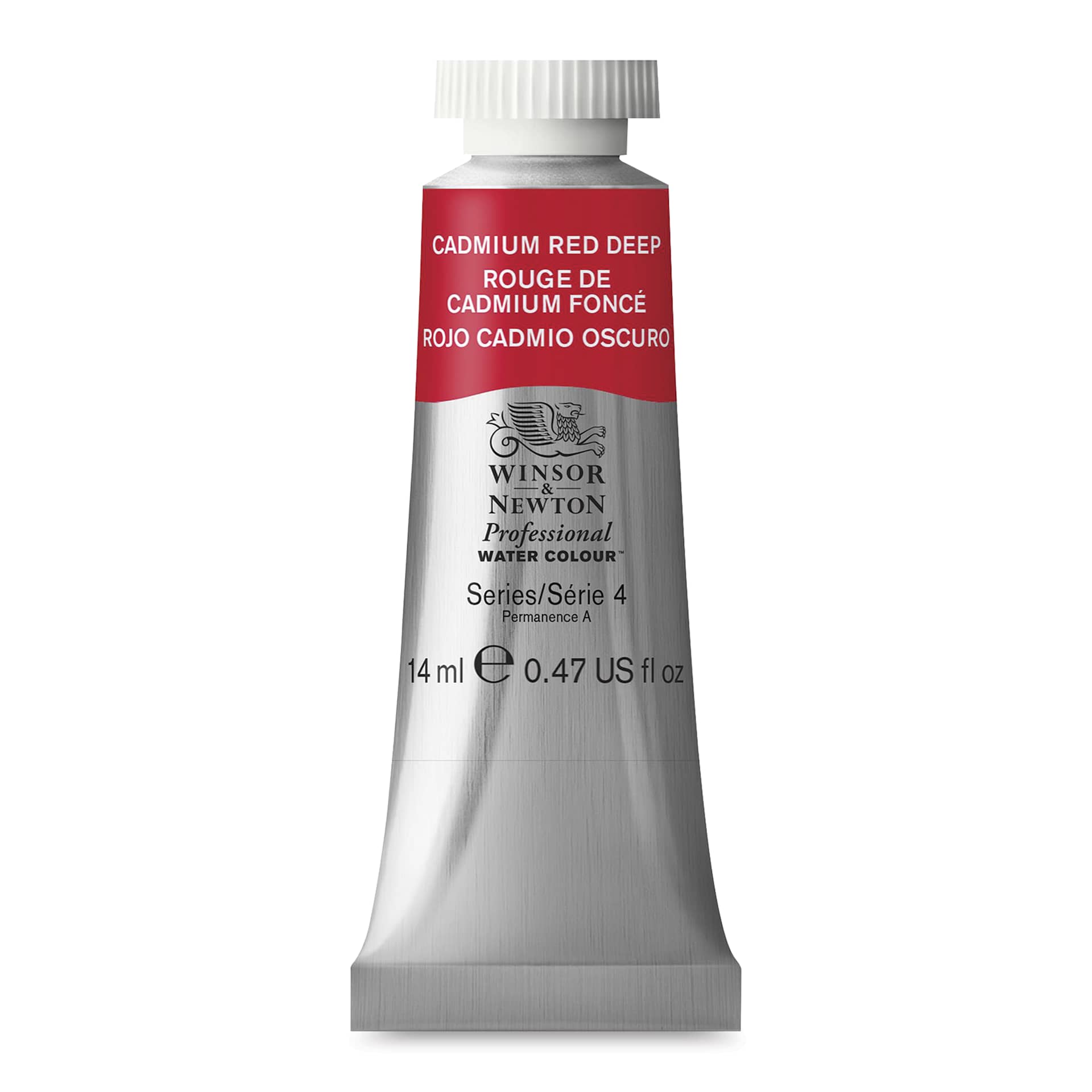 Winsor & Newton Professional Watercolor - Cadmium Red Deep, 14 ml Tube
