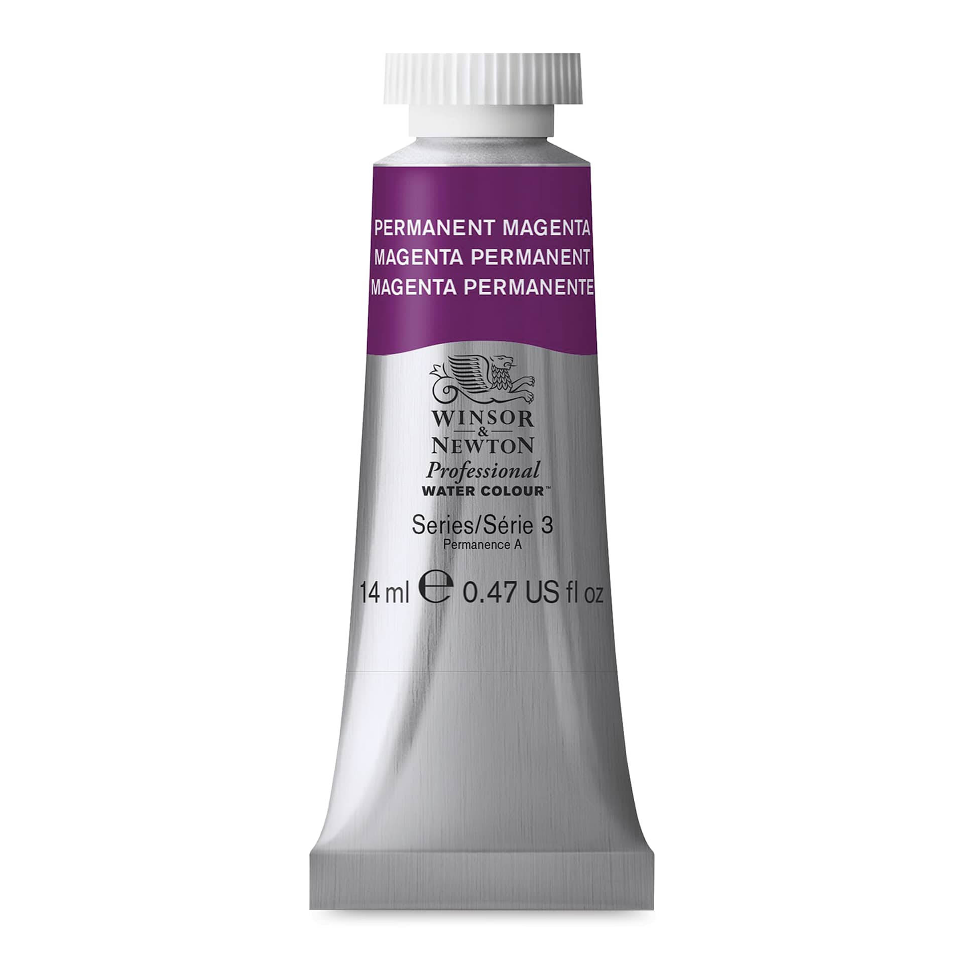 Winsor & Newton Professional Watercolor - Permanent Magenta, 14 ml tube