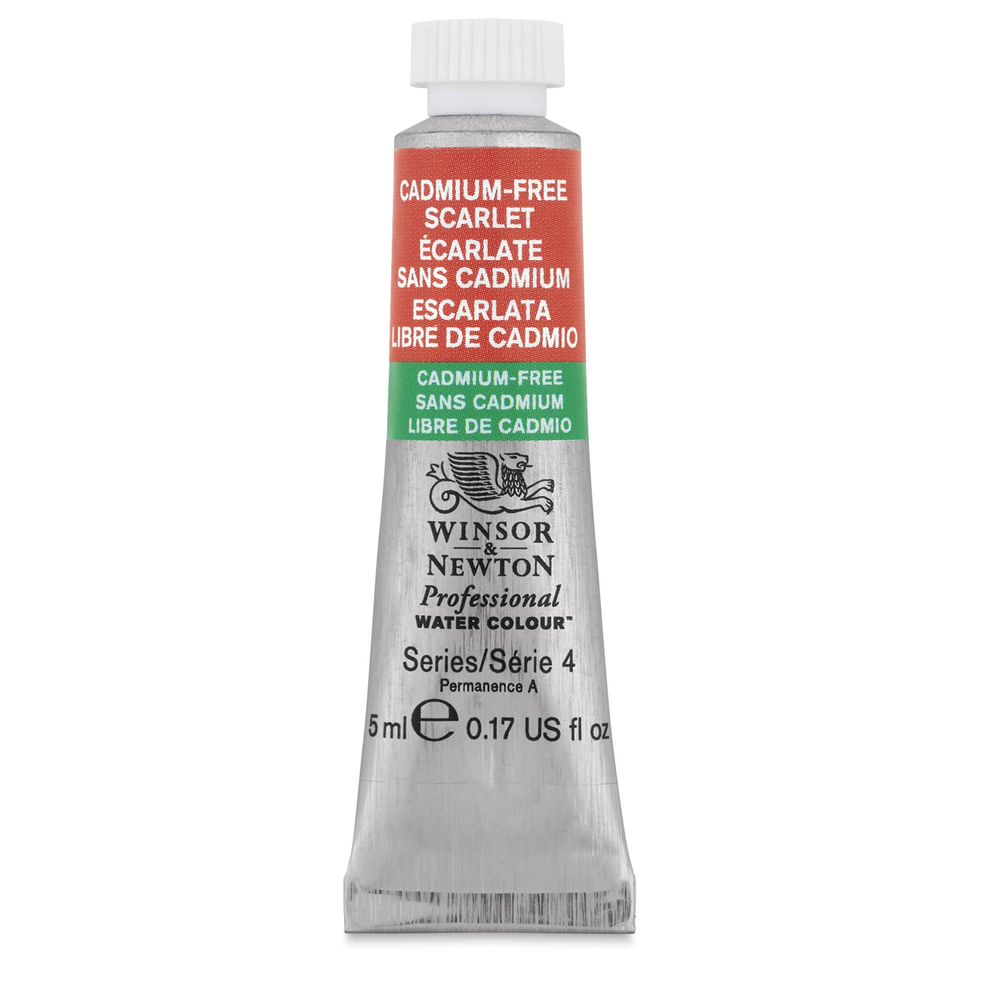 Winsor & Newton Professional Watercolor - Cadmium-Free Scarlet, 5 ml