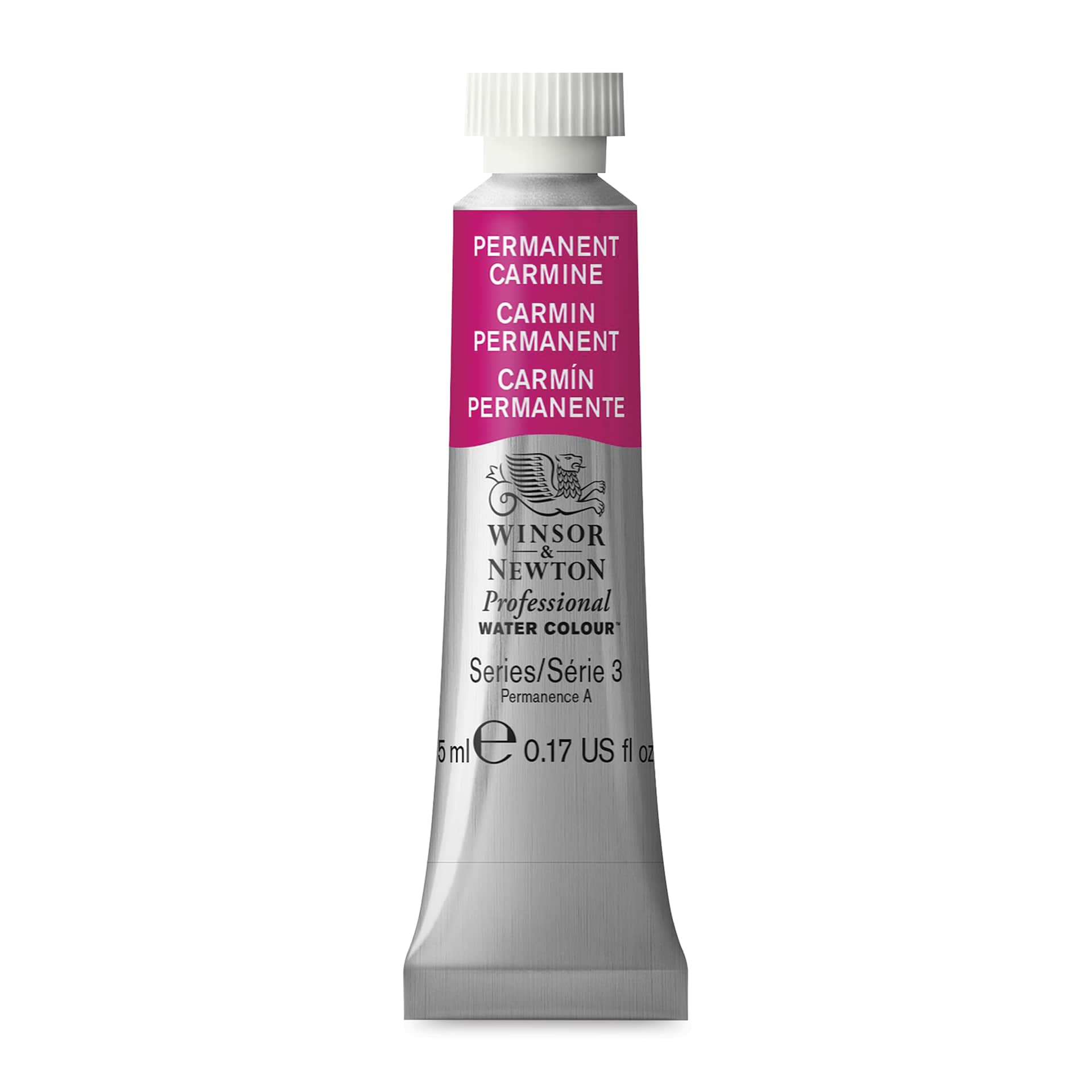 Winsor & Newton Professional Watercolor - Permanent Carmine, 5 ml Tube