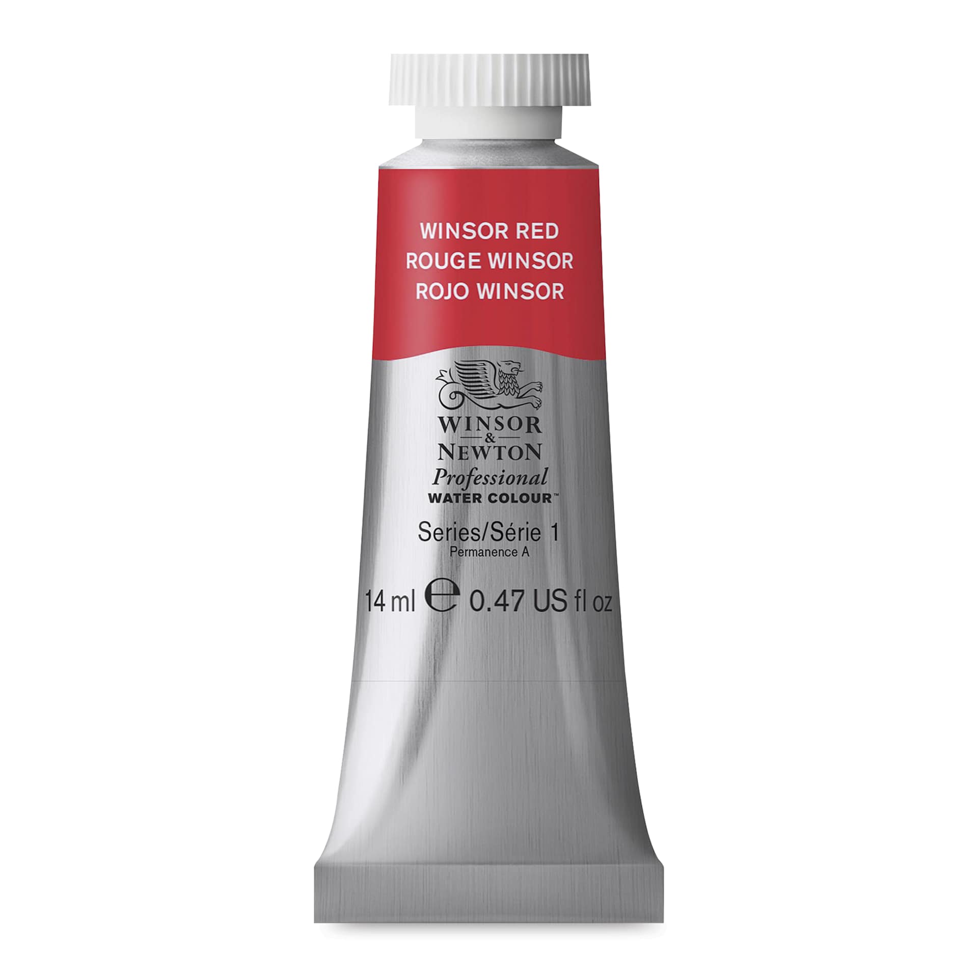 Winsor & Newton Professional Watercolor - Winsor Red, 14 ml Tube