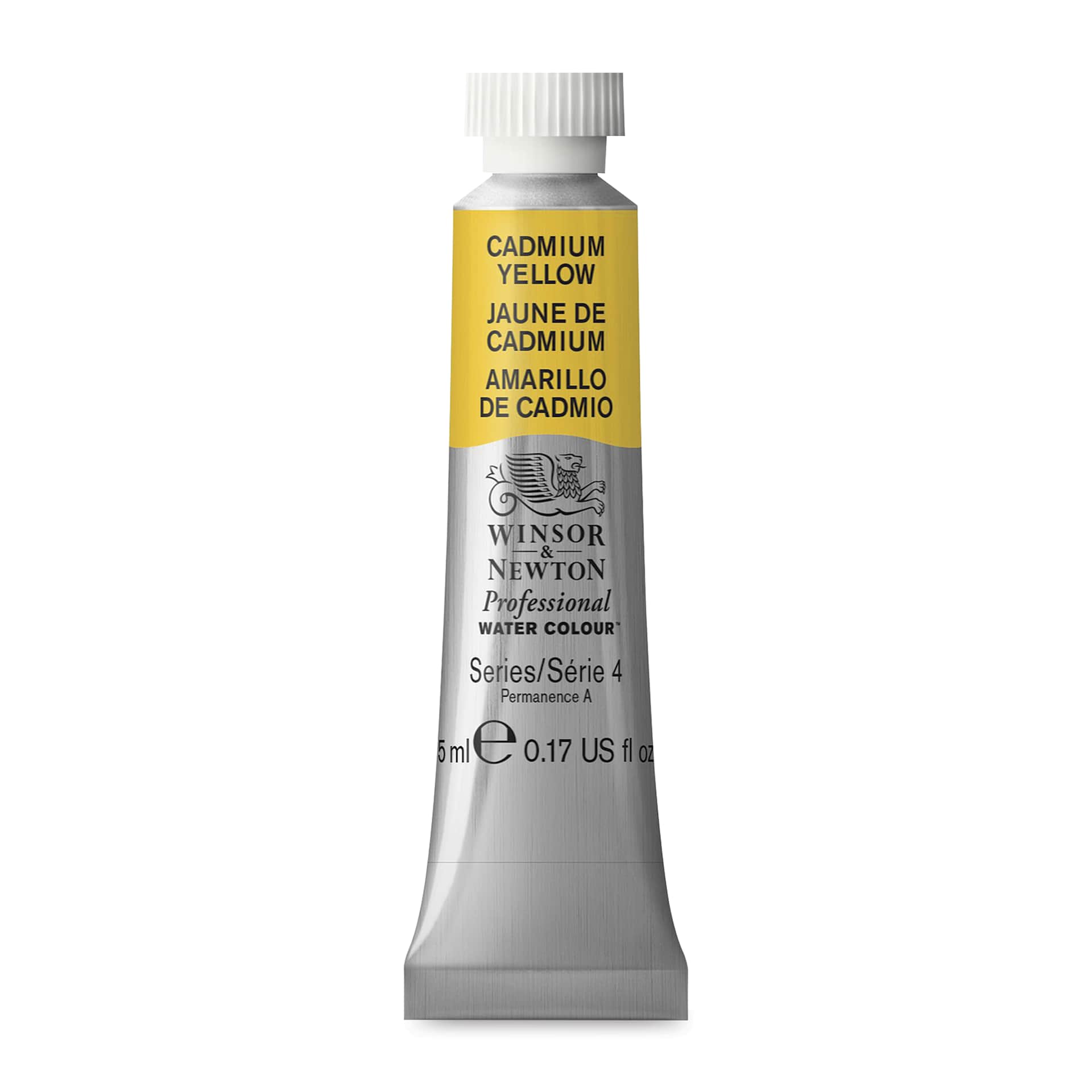 Winsor & Newton Professional Watercolor - Cadmium Yellow, 5 ml Tube