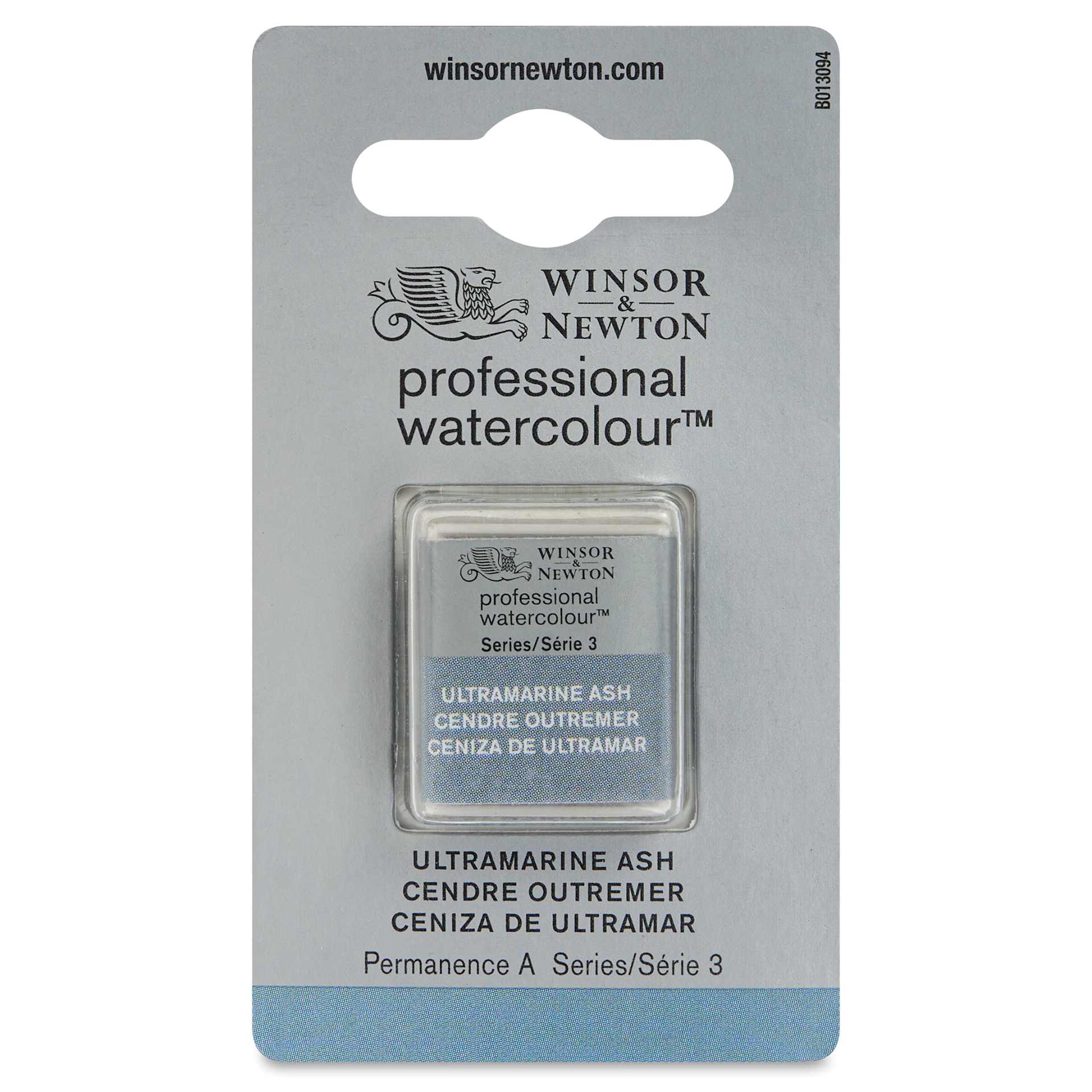Winsor & Newton Professional Watercolor - Ultramarine Ash, Half Pan