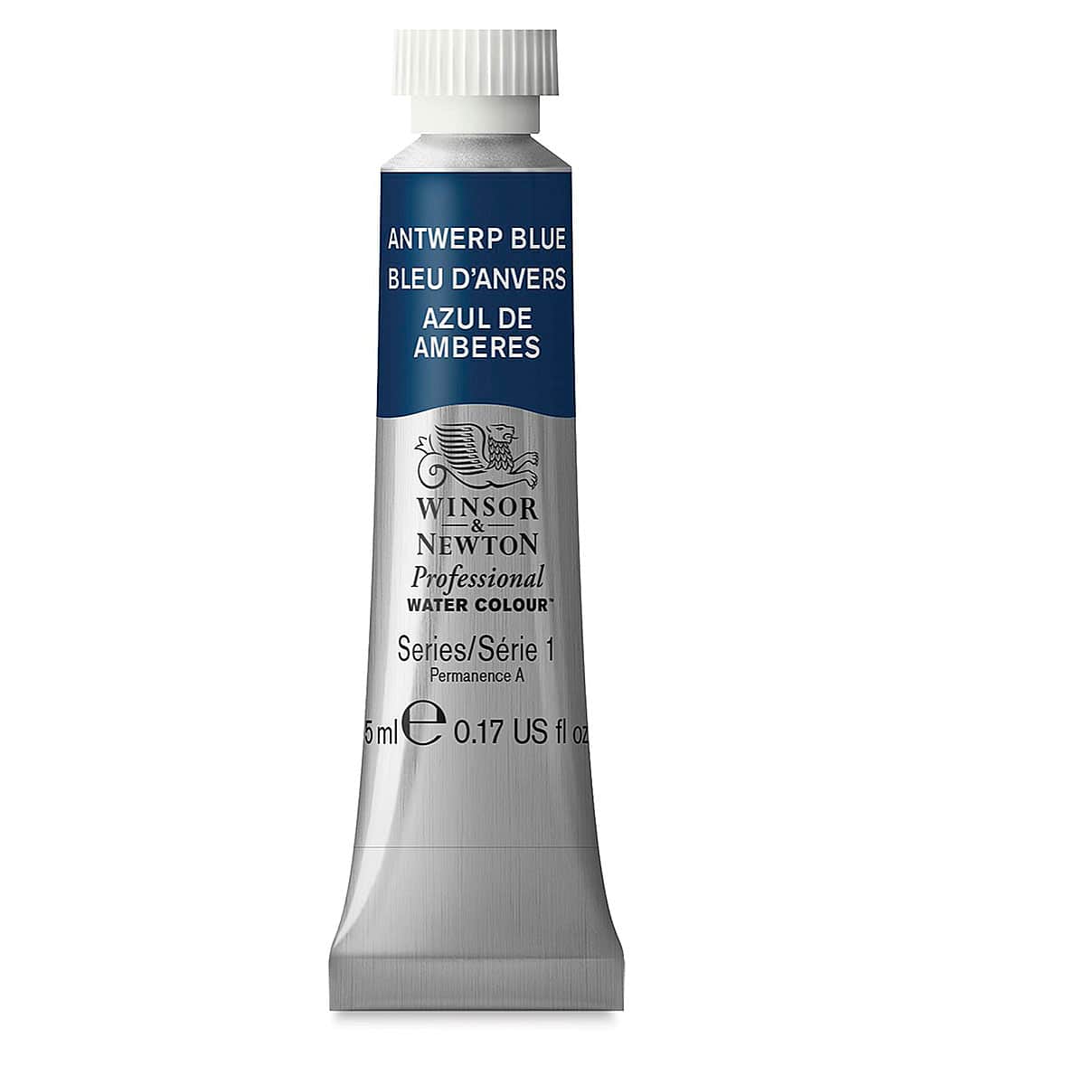 Winsor & Newton Professional Watercolor - Antwerp Blue, 5 ml Tube