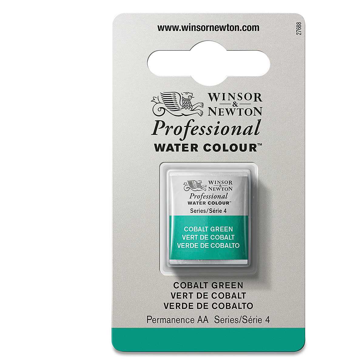 Winsor & Newton Professional Watercolor - Cobalt Green, Half Pan
