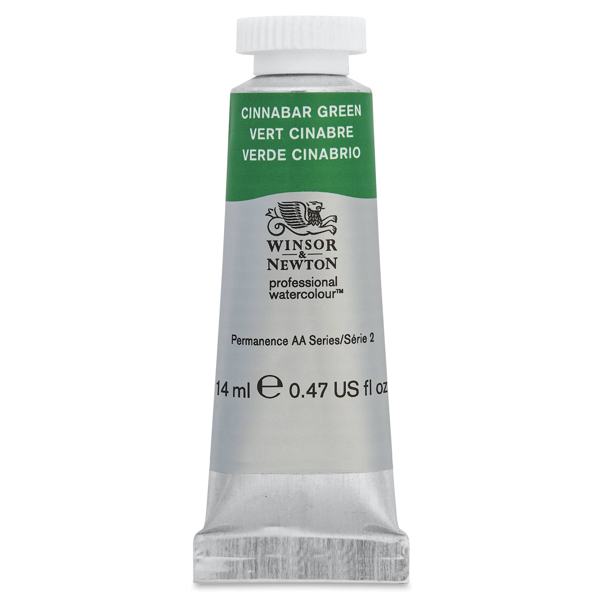 Winsor & Newton Professional Watercolor - Cinnabar Green, 14 ml Tube