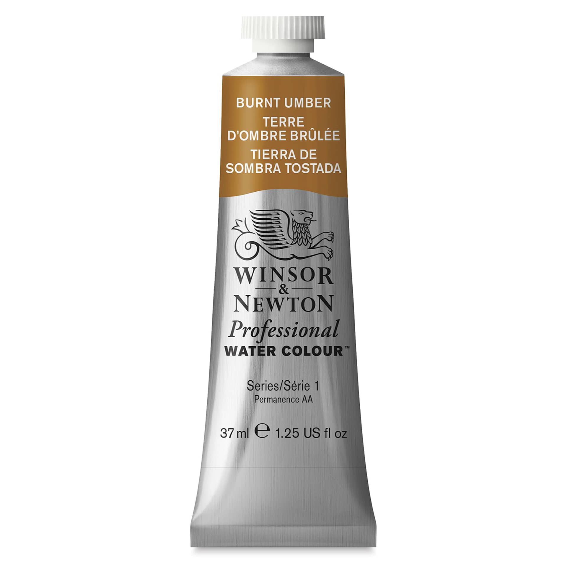 Winsor & Newton Professional Watercolor - Burnt Umber, 37 ml tube
