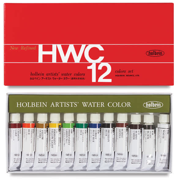 Set of 12 Colors, 5 ml, Tubes