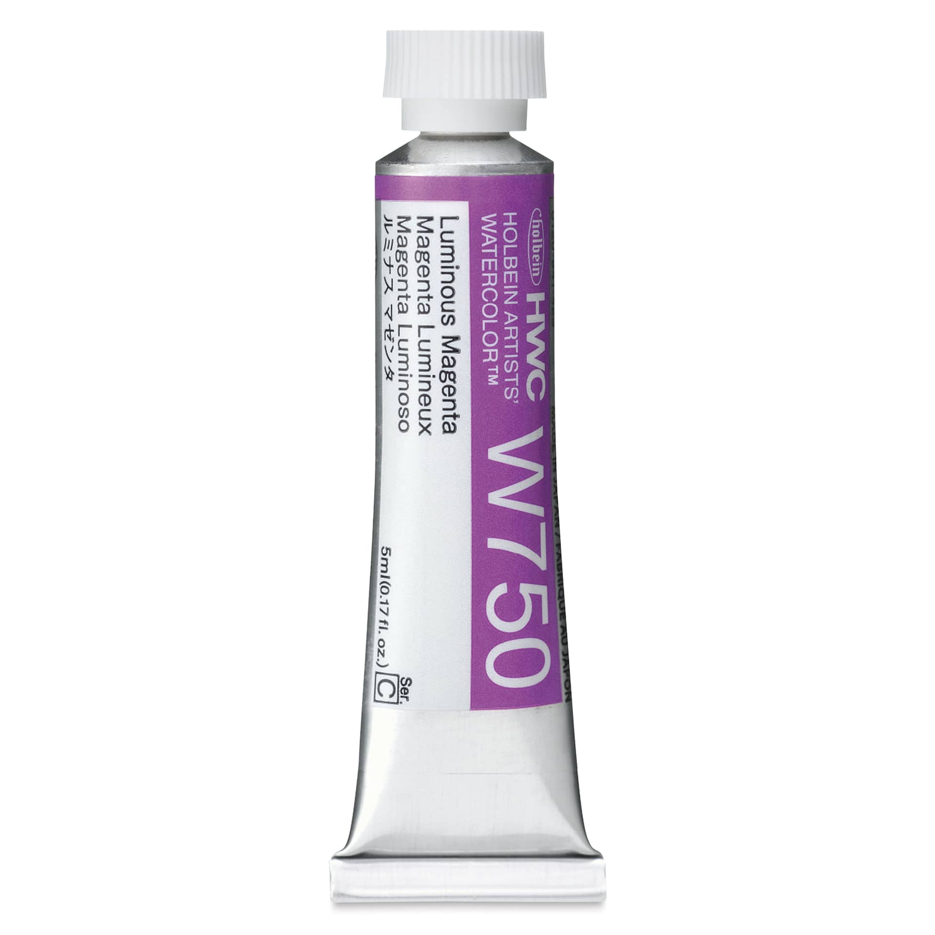 Holbein Artists' Watercolor - Luminous Magenta, 5 ml Tube