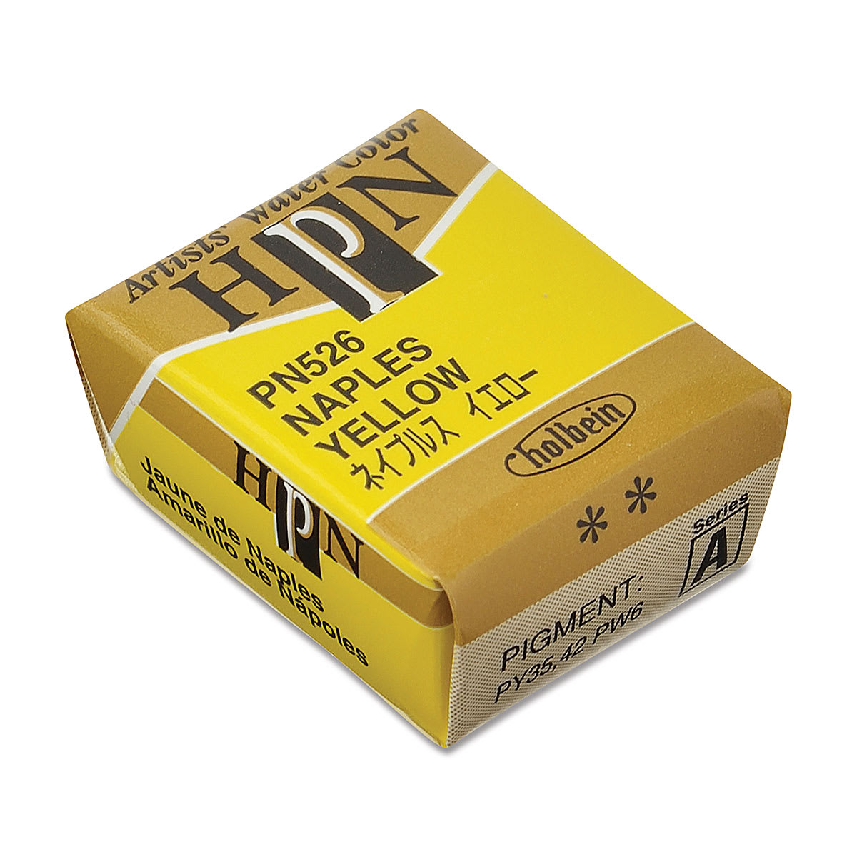Holbein Artists' Watercolor Half Pan - Naples Yellow