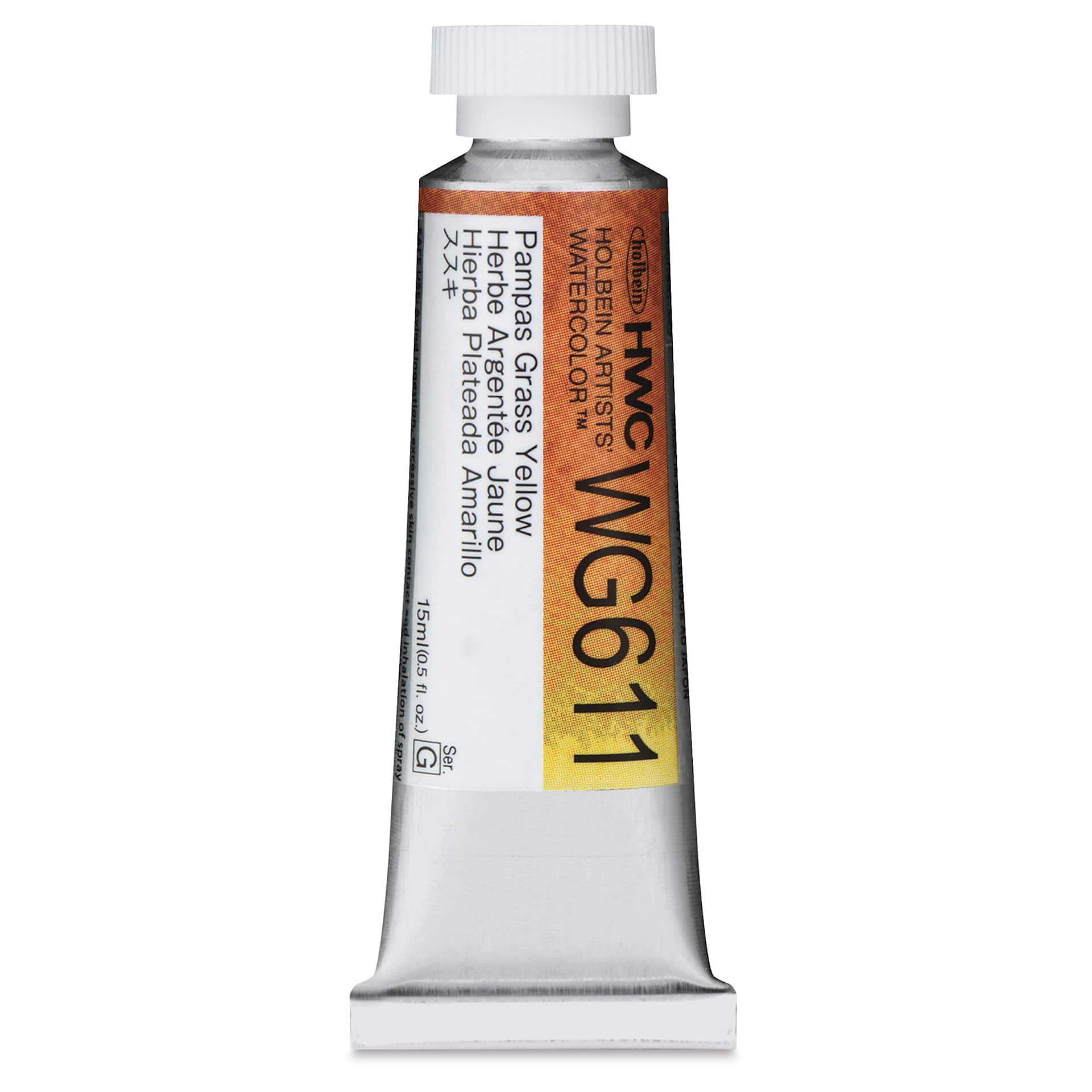 Holbein Artists' Watercolor - Pampas Grass Yellow, 15 ml