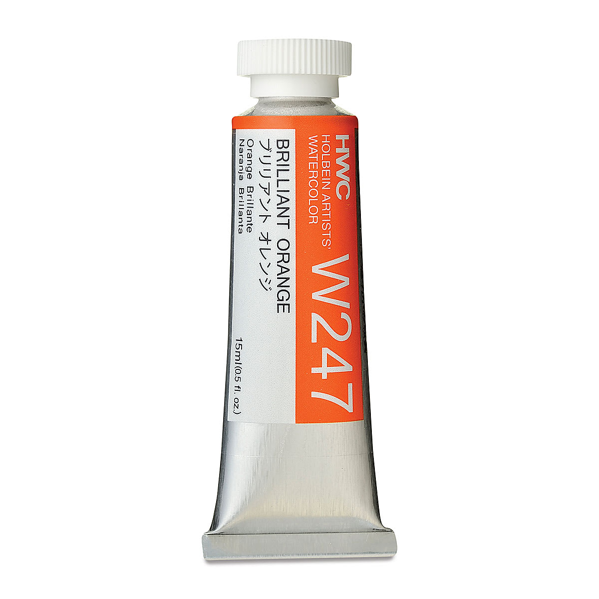 Holbein Artists' Watercolor - Brilliant Orange, 15 ml tube