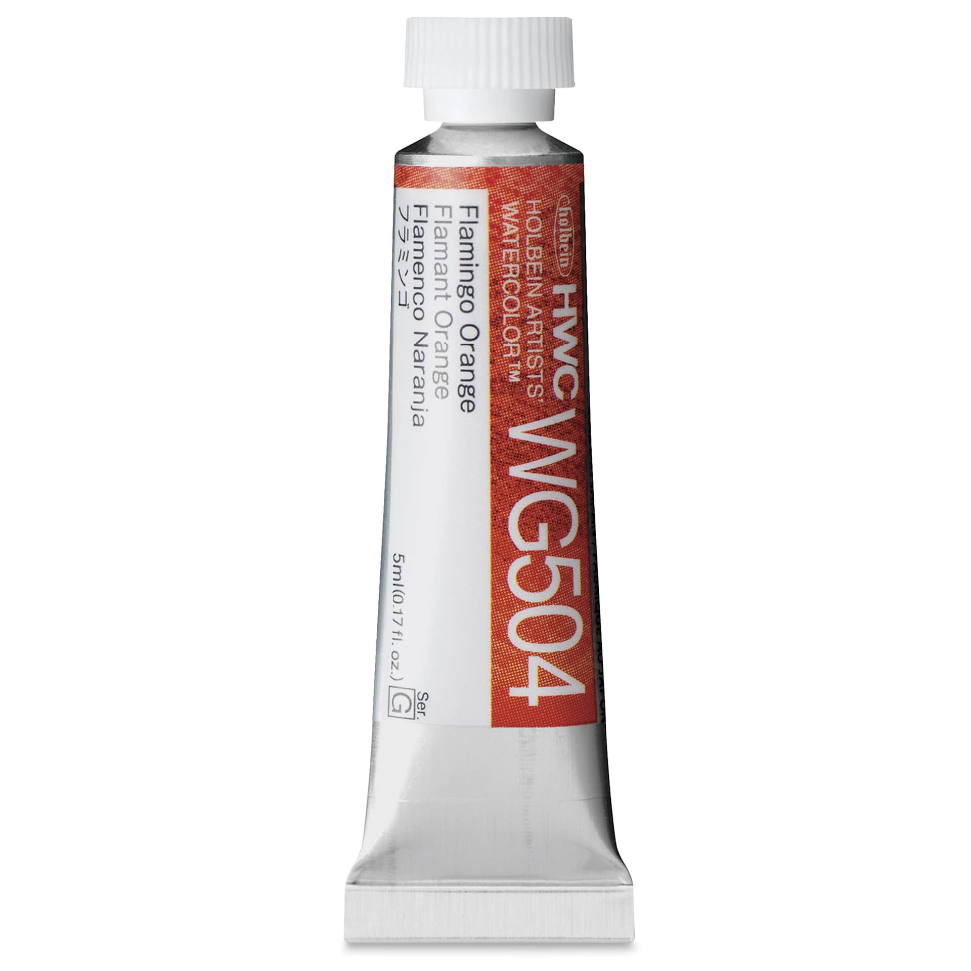 Holbein Artists' Watercolor - Flamingo Orange, 5 ml