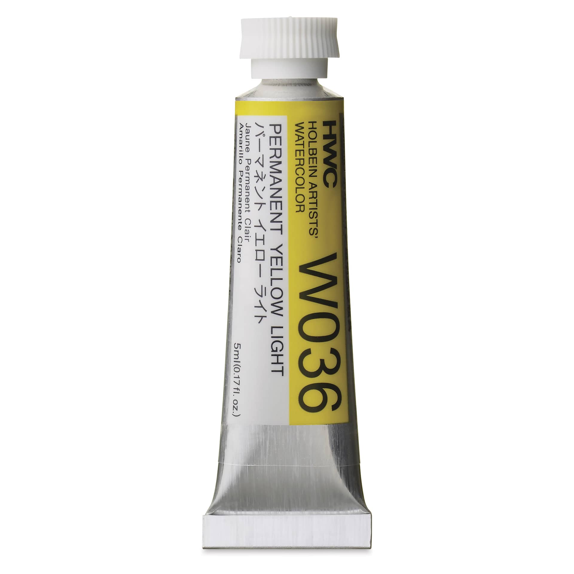Holbein Artists' Watercolor - Permanent Yellow Light, 5 ml Tube