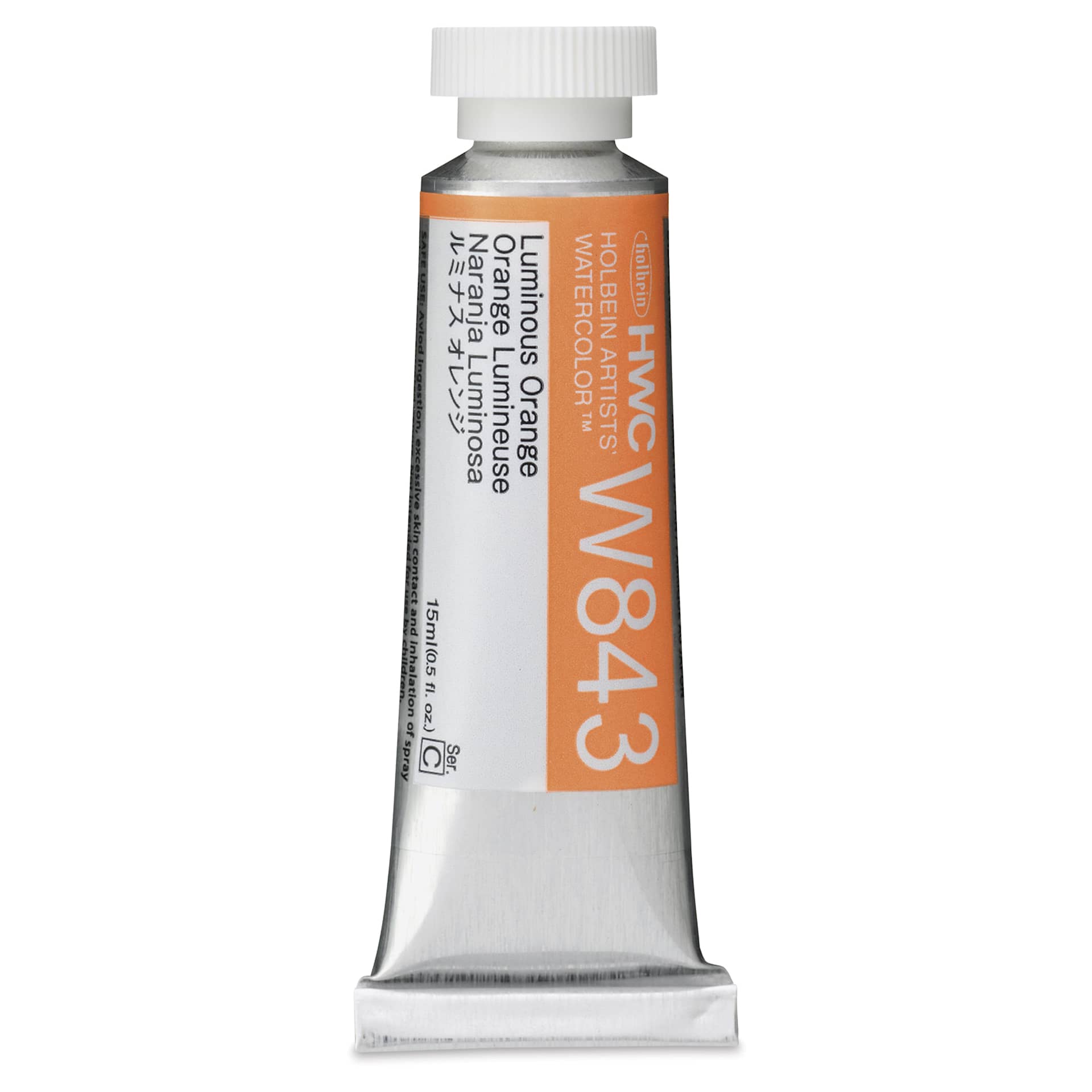 Holbein Artists' Watercolor - Luminous Orange, 15 ml Tube