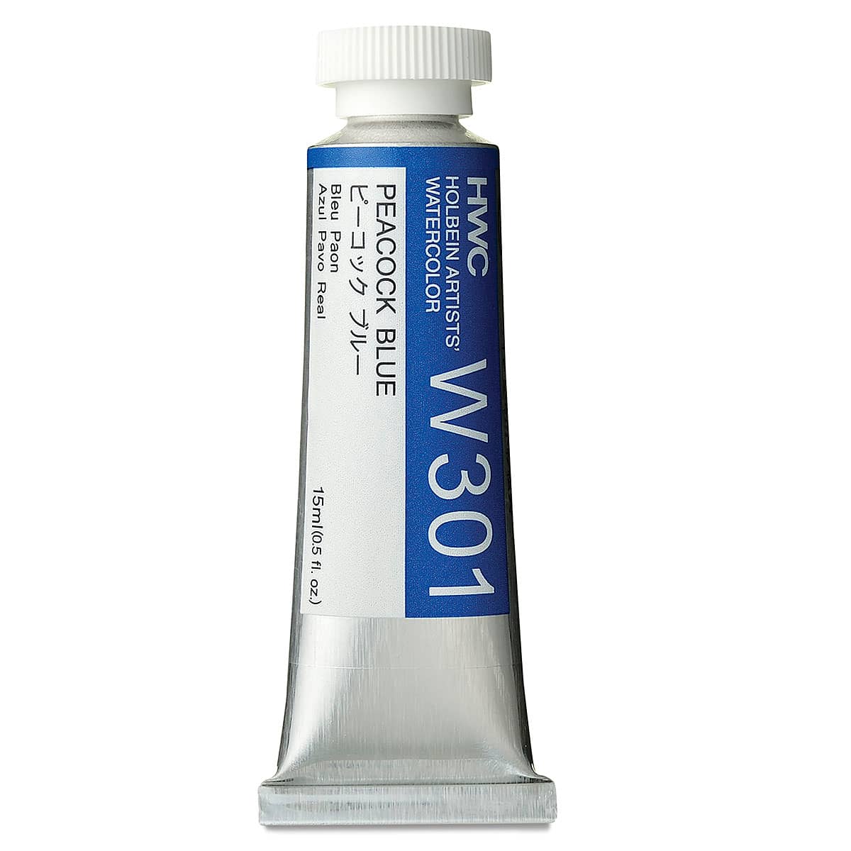 Holbein Artists' Watercolor - Peacock Blue, 15 ml tube