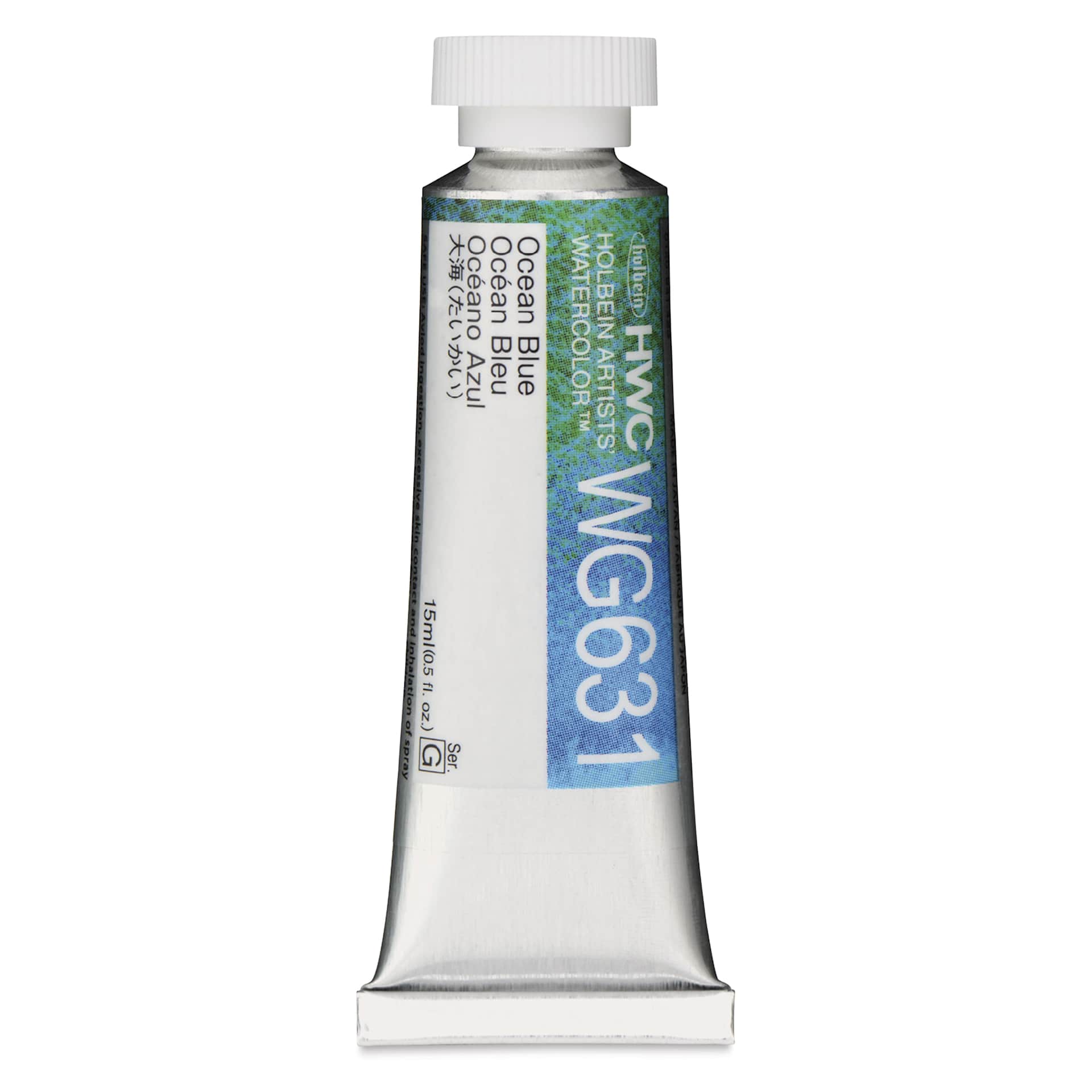 Holbein Artists' Watercolor - Ocean Blue, 15 ml