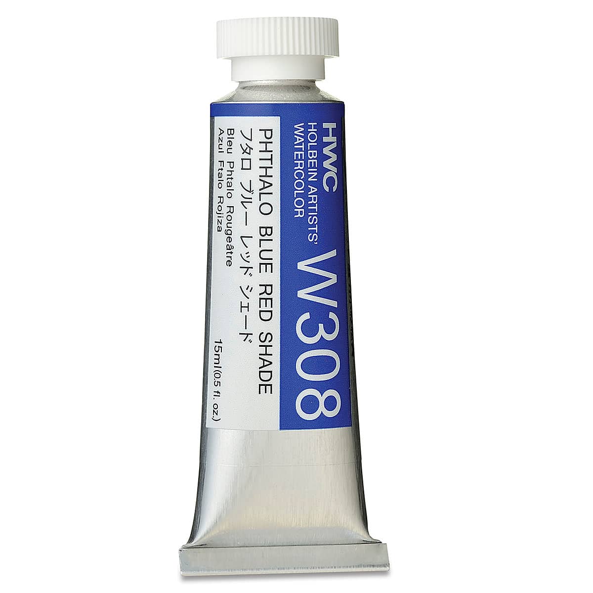 Holbein Artists' Watercolor - Phthalo Blue Red Shade, 15 ml tube