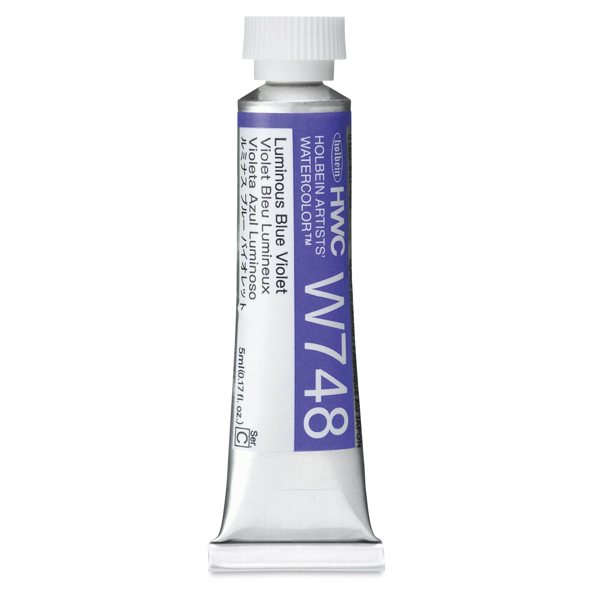 Holbein Artists' Watercolor - Luminous Blue Violet, 5 ml Tube