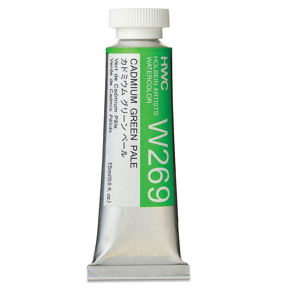Holbein Artists' Watercolor - Cadmium Green Pale, 15 ml tube