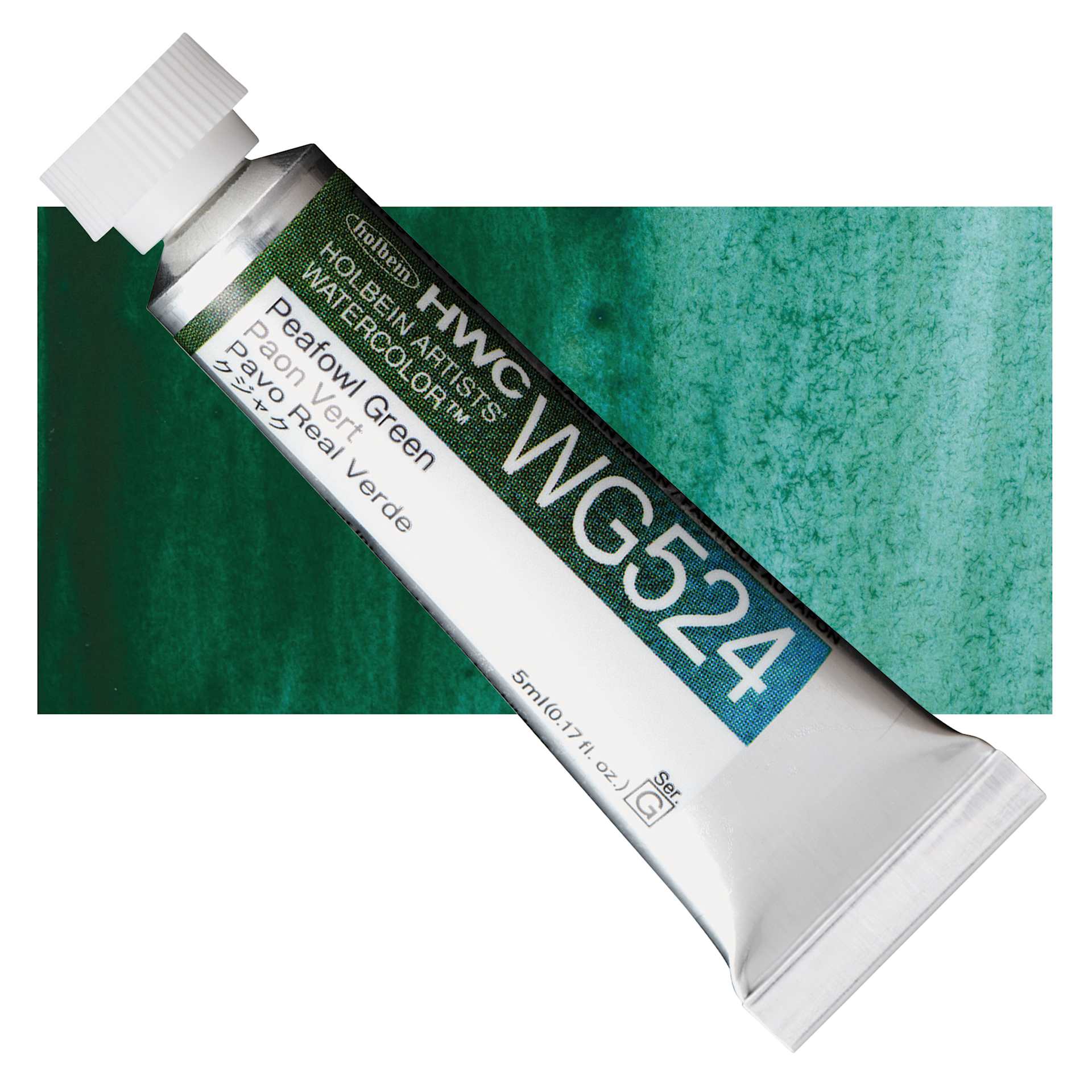 Holbein Artists' Watercolor - Peafowl Green, 5 ml