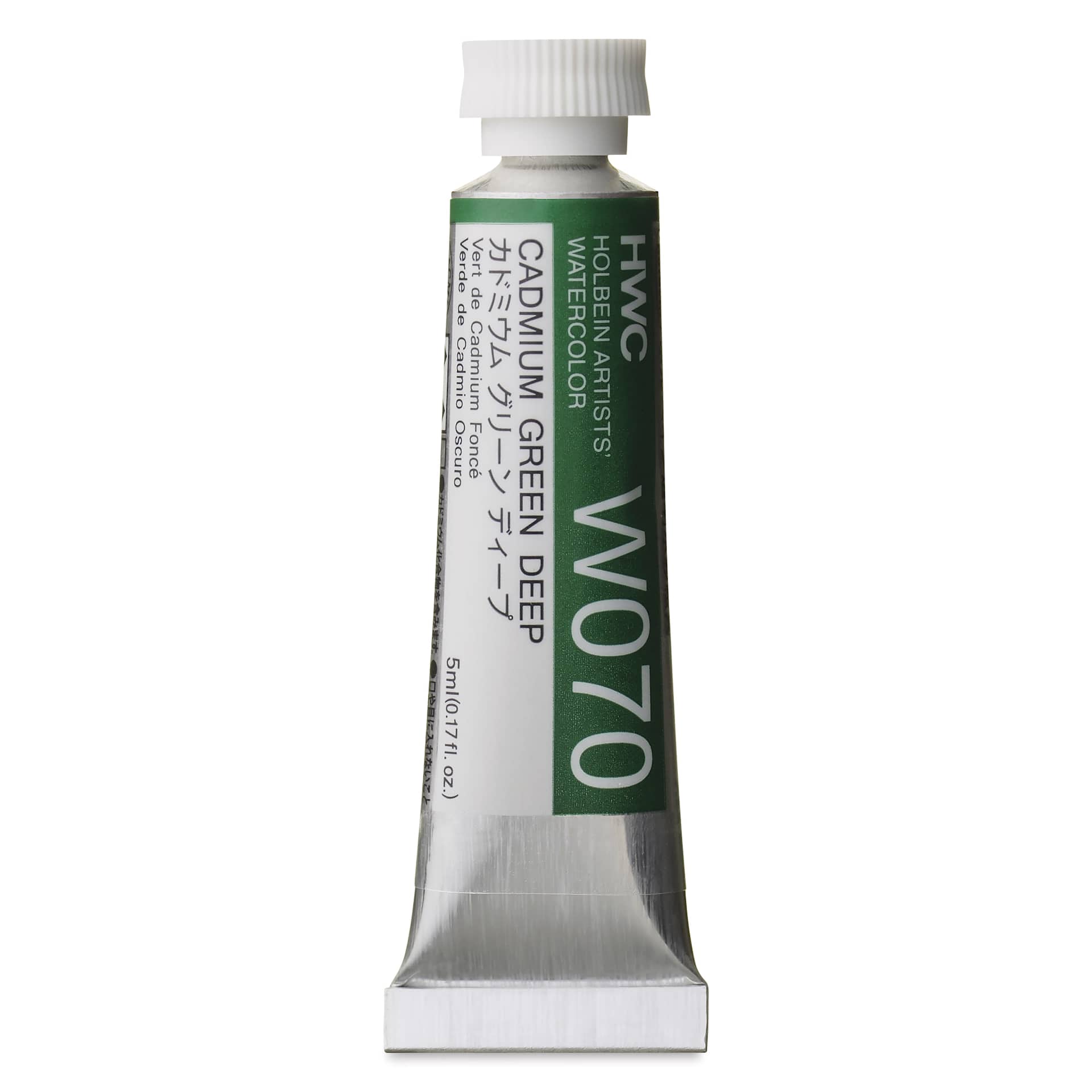 Holbein Artists' Watercolor - Cadmium Green Deep, 5 ml Tube