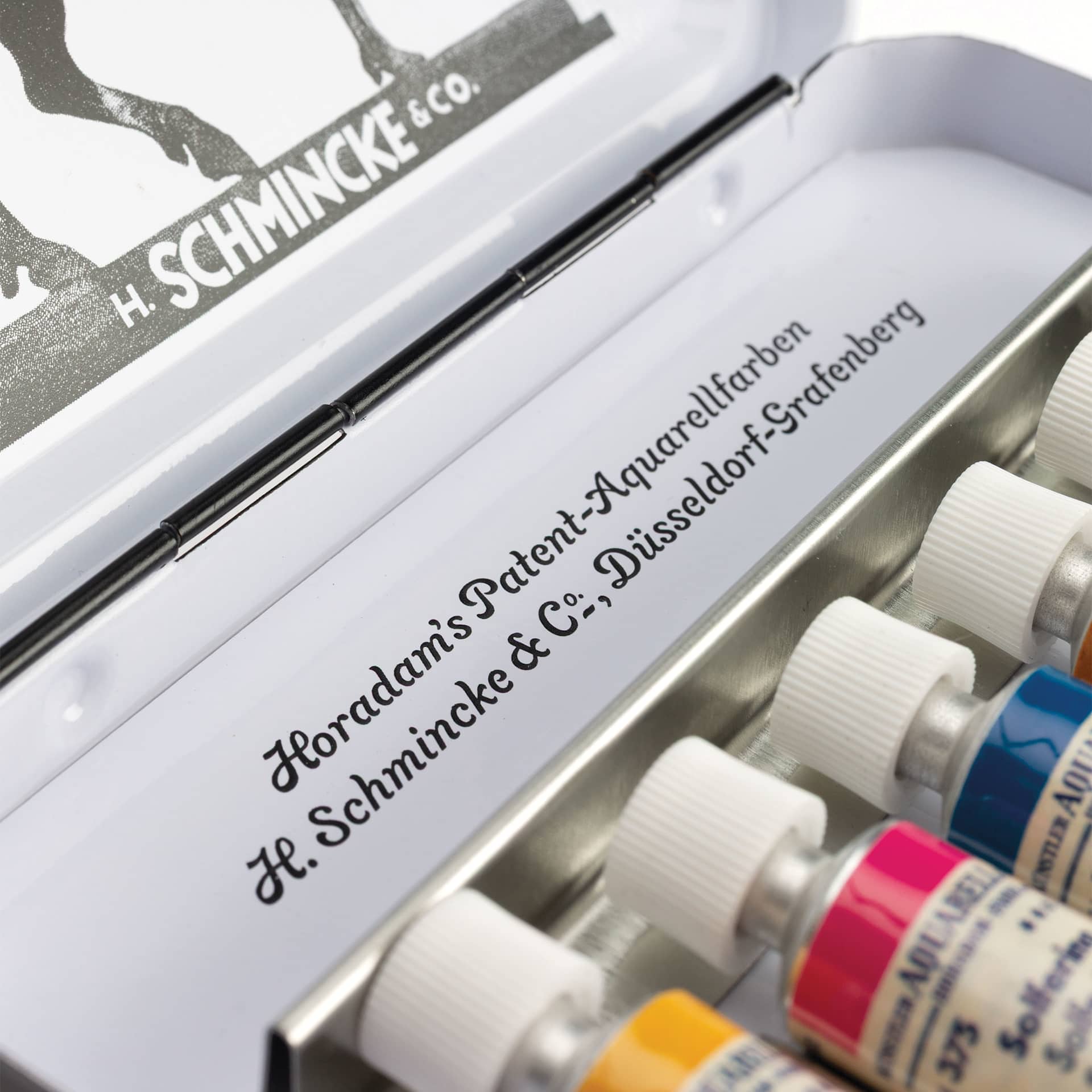 Horadam's Patent-Aquarellefarben. H. Schmincke & Co.; Dusseldorf-Grafenberg