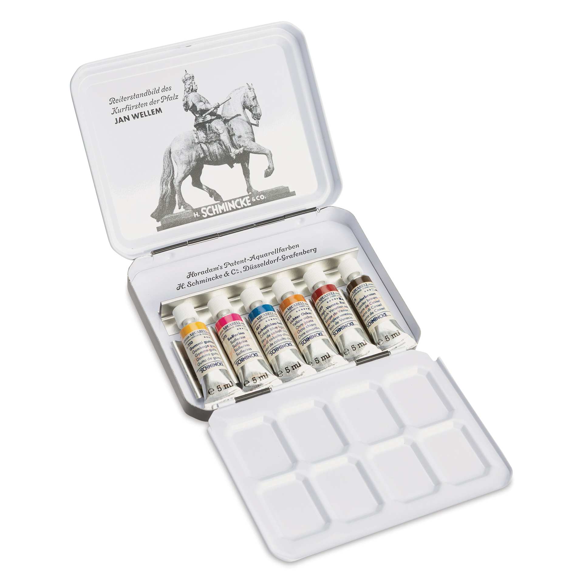 Schmincke Horadam Aquarell Artist Watercolor - Set of 6, Retro II, 5 ml Tubes