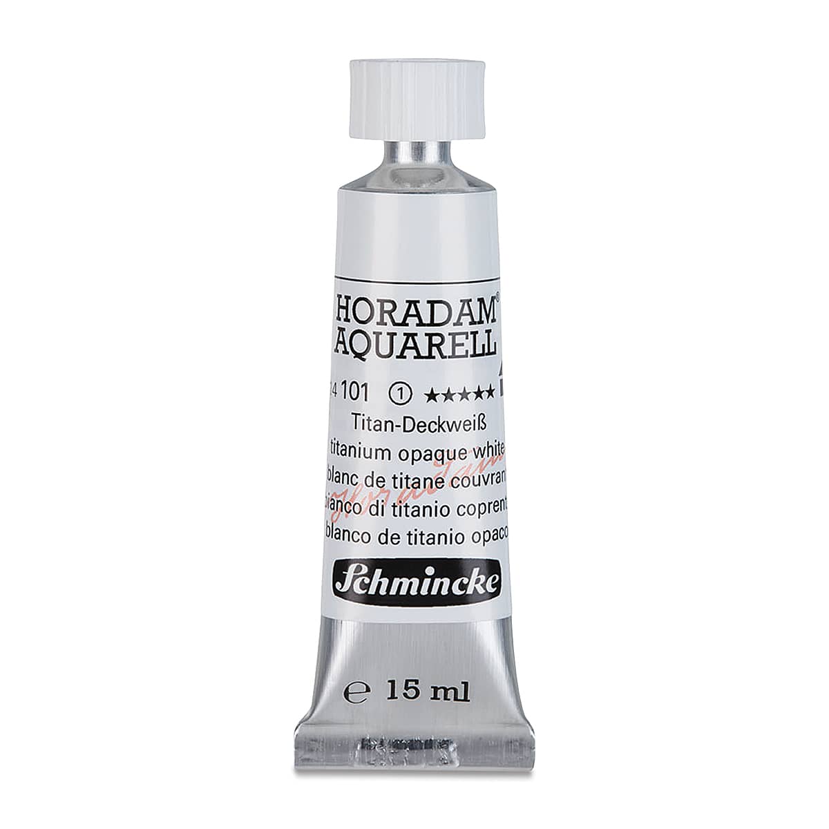 Schmincke Horadam Aquarell Watercolor - Titanium Opaque White, 15 ml tube